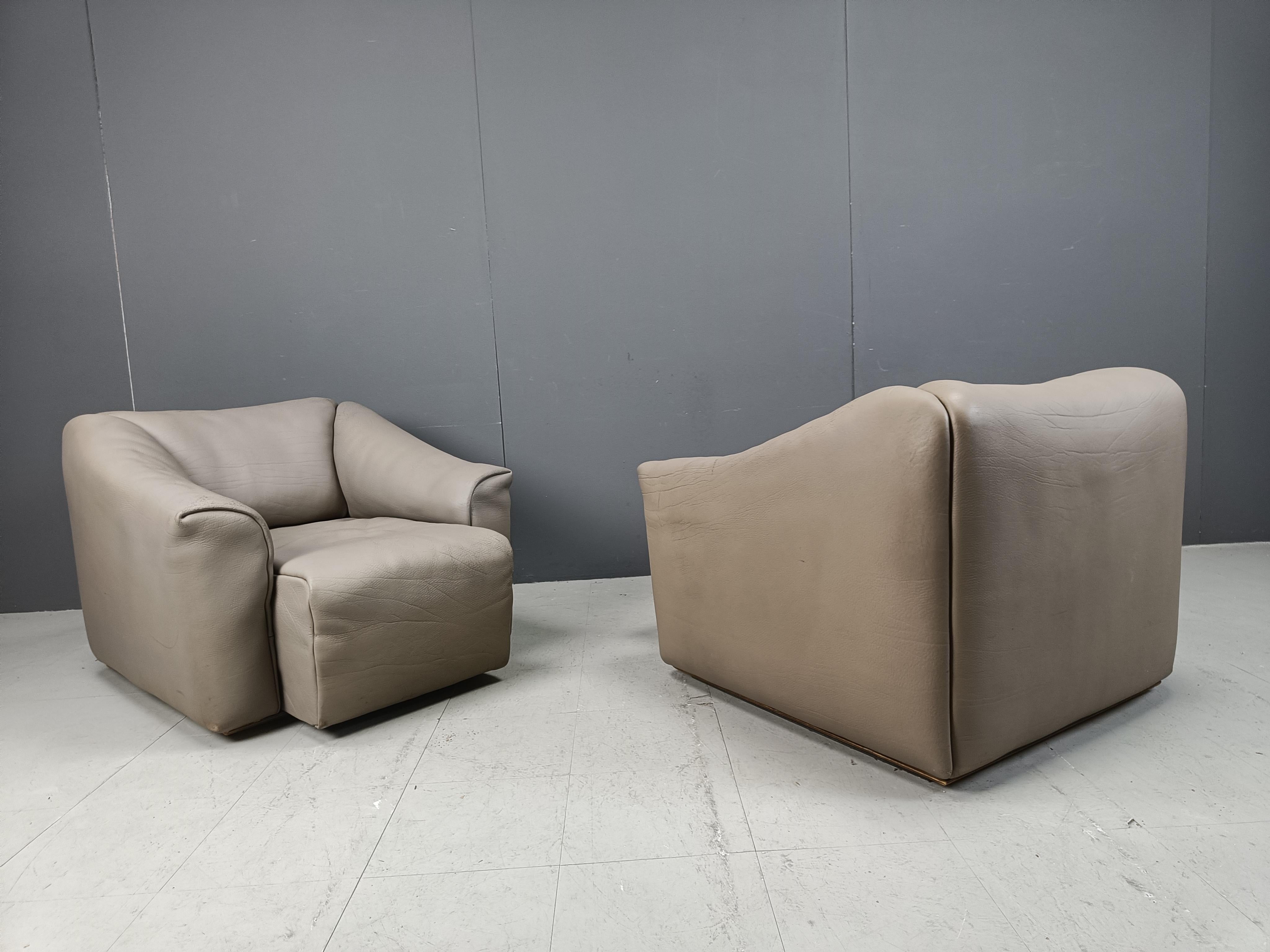 Coppia di poltrone DS47, anni '70 in vendita 4