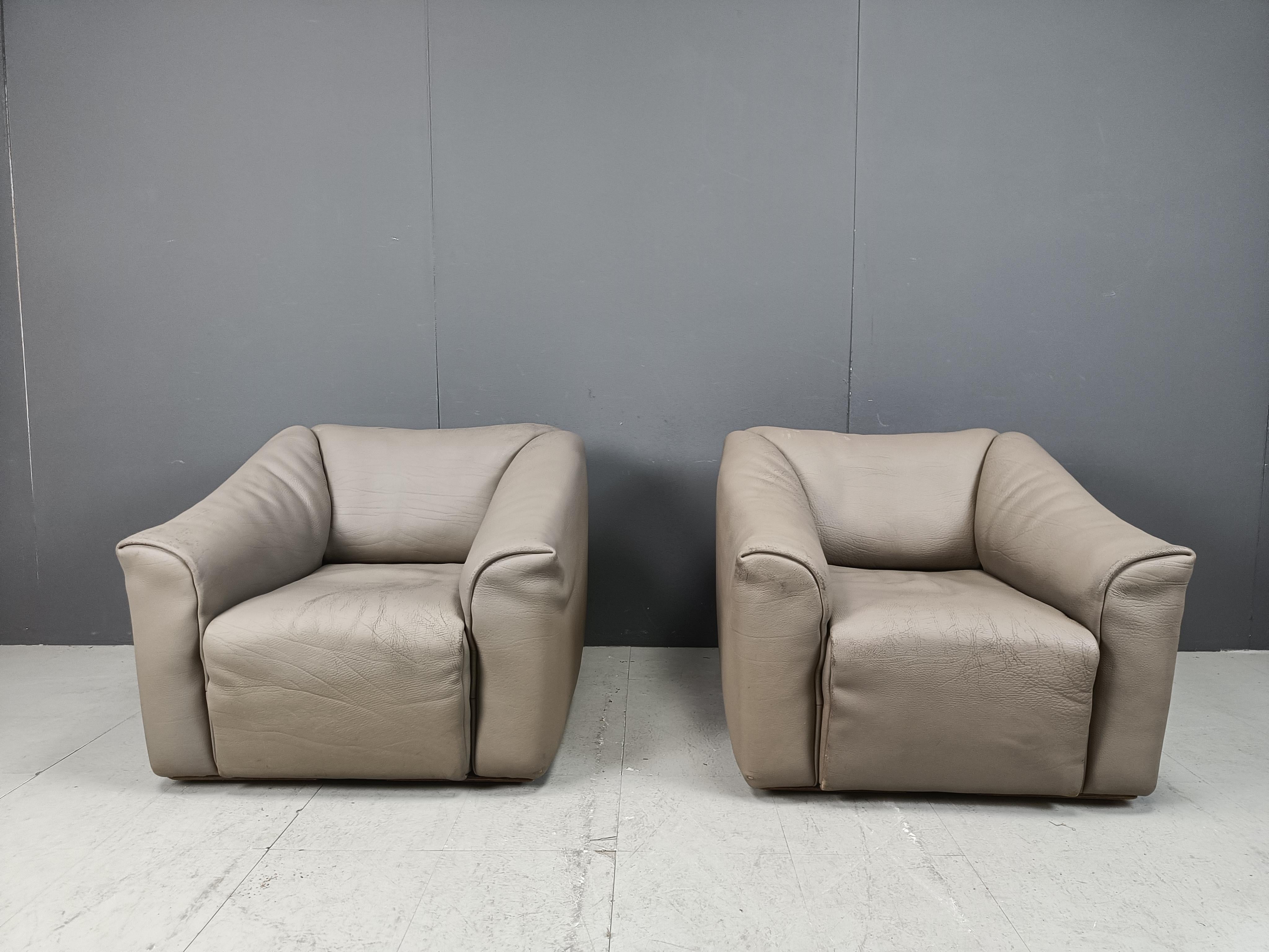Mid-Century moderno Coppia di poltrone DS47, anni '70 in vendita