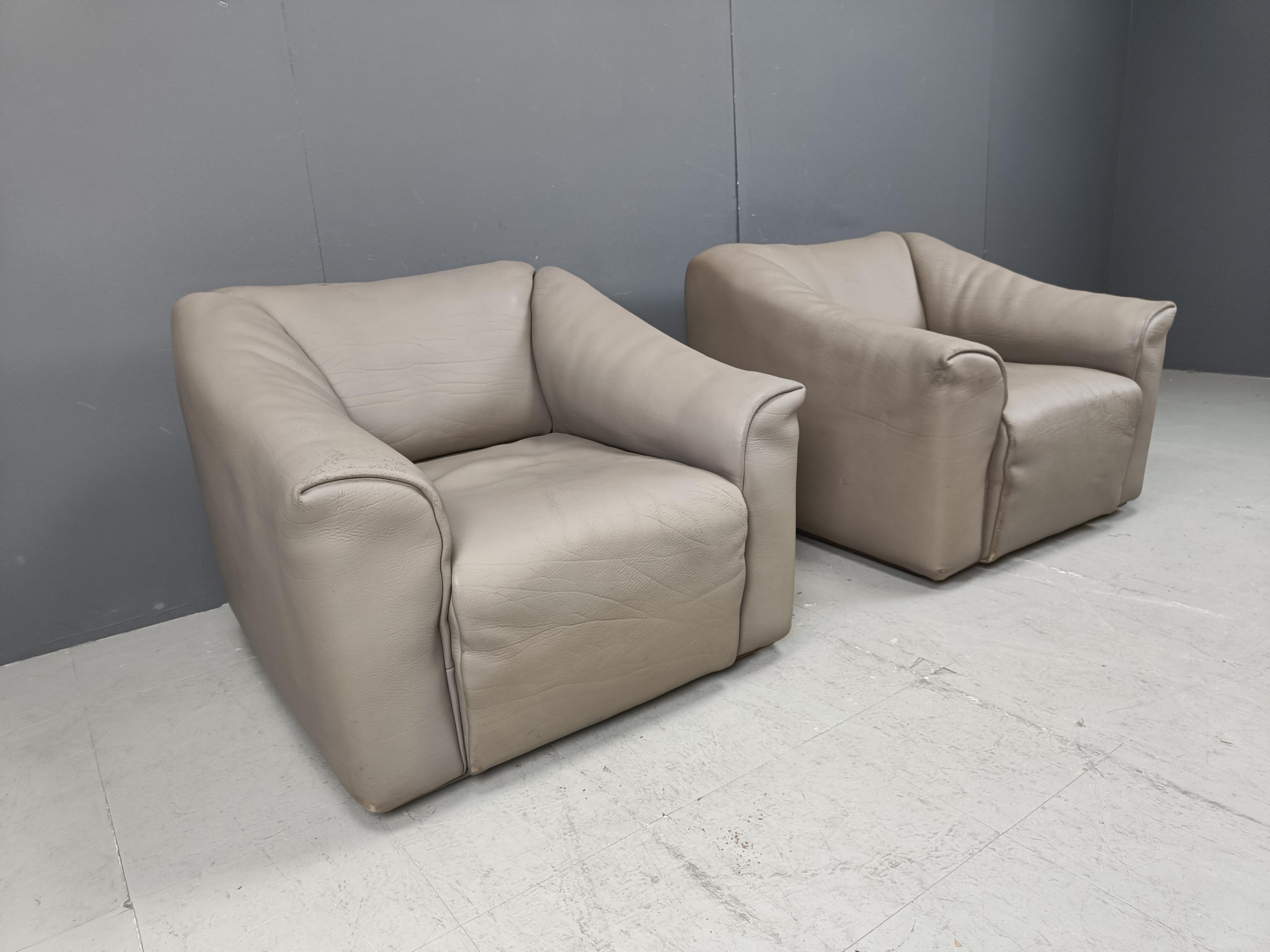 Fine XX secolo Coppia di poltrone DS47, anni '70 in vendita