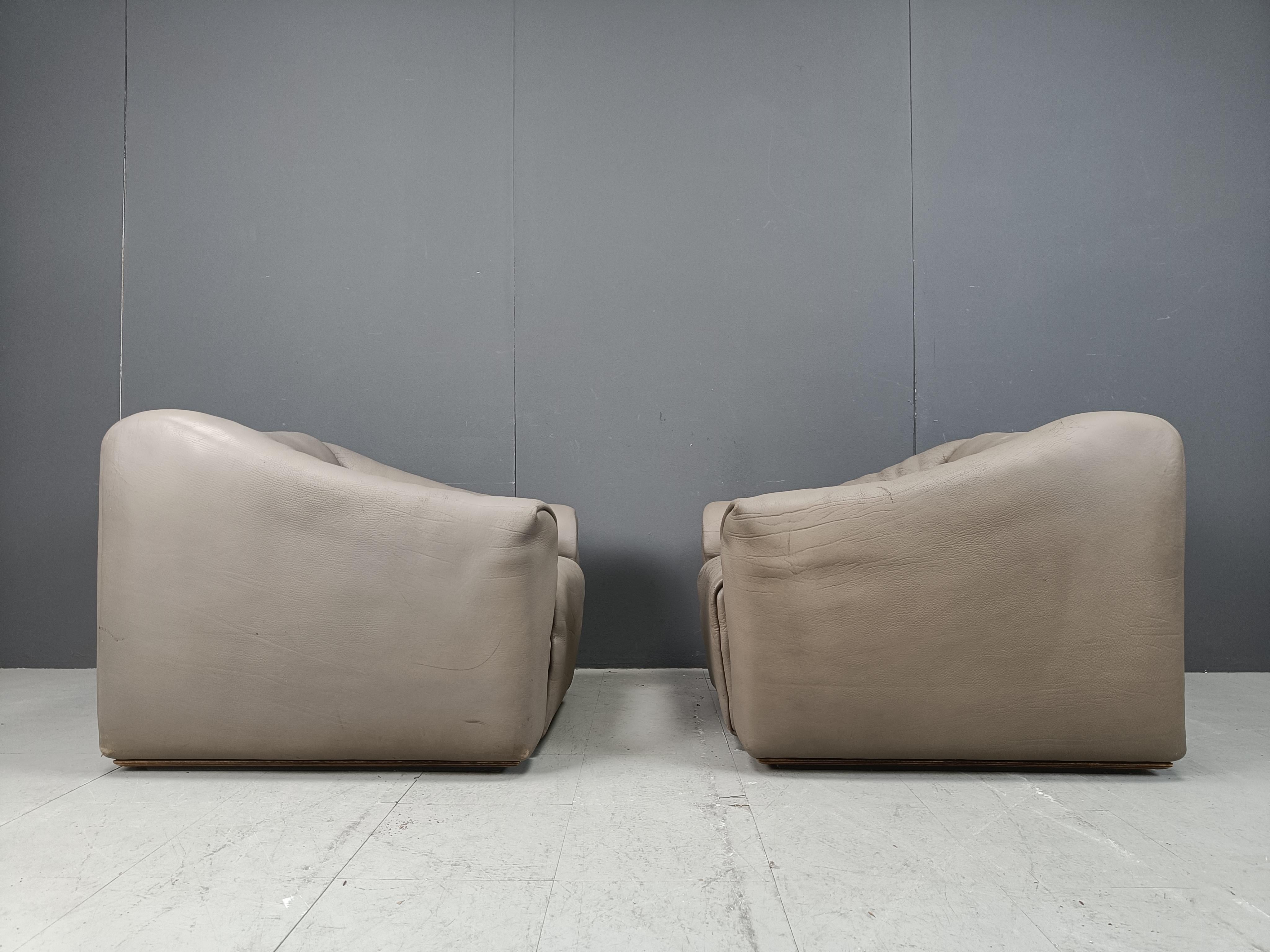 Coppia di poltrone DS47, anni '70 in vendita 1