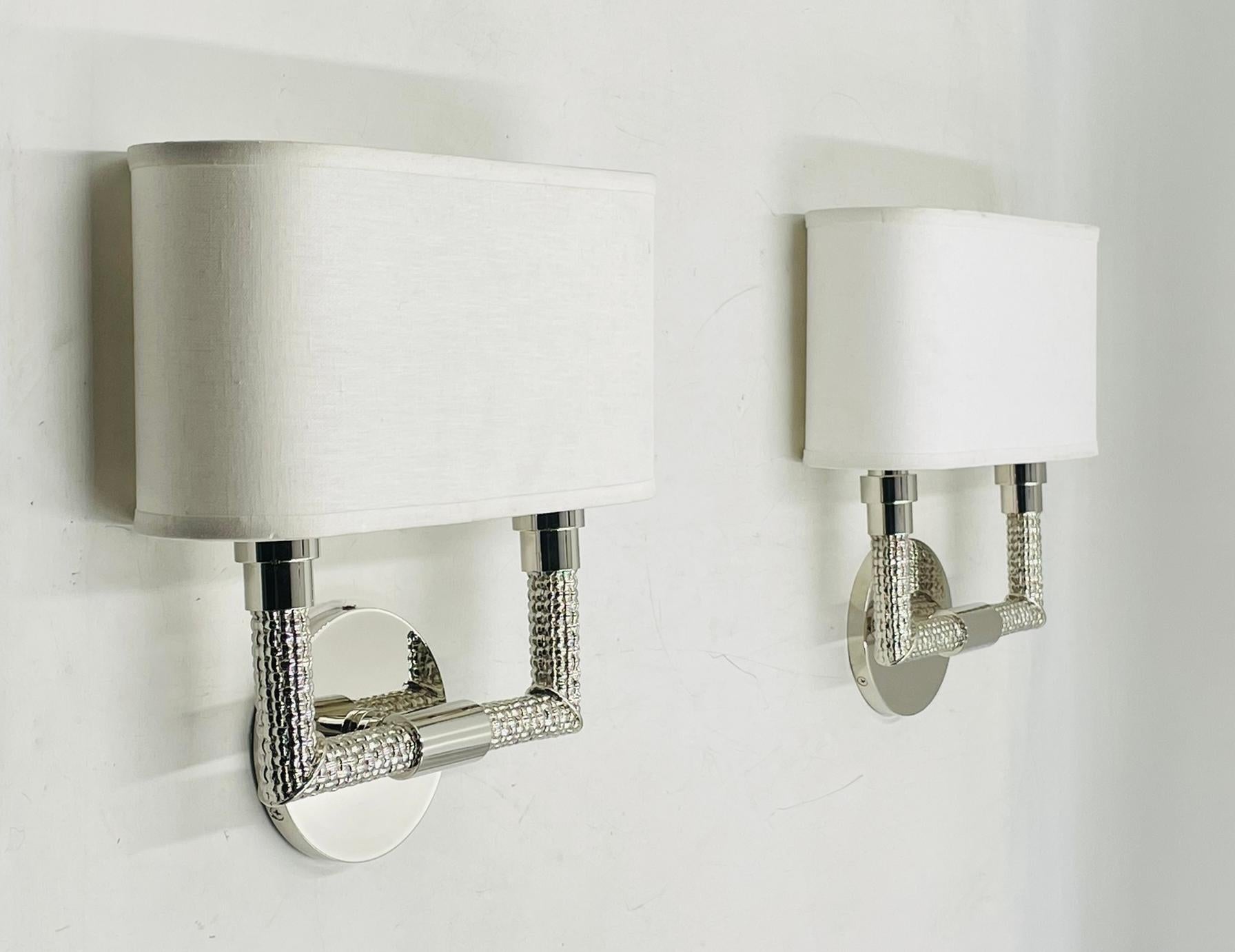 Illuminate your space with sophistication and style with this pair of 