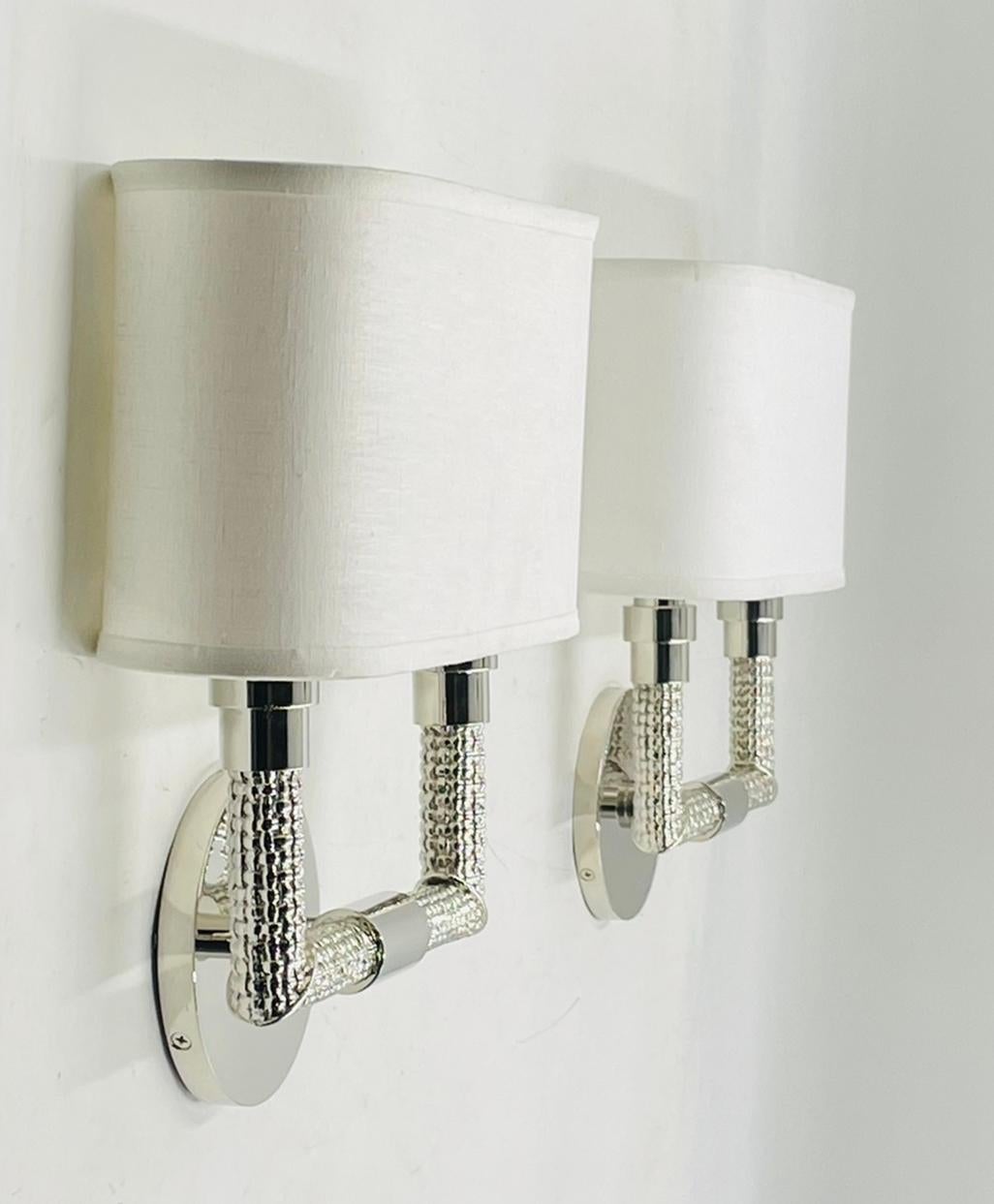Moderno Coppia di applique 