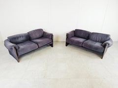 Pair of DUC sofas by Mario Bellini for Cassina, 1970s