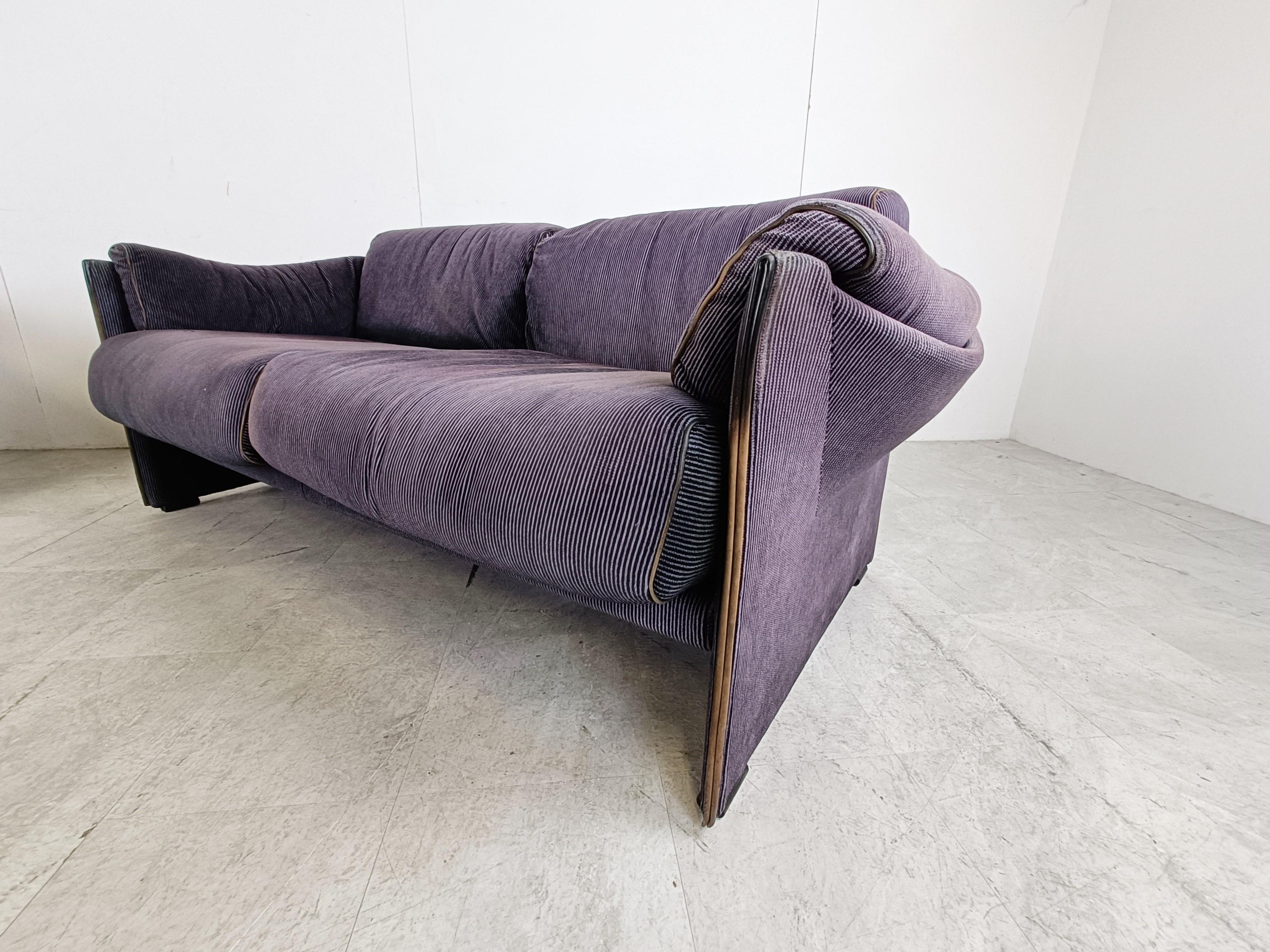 Pair of DUC sofas by Mario Bellini for Cassina, 1970s In Good Condition In HEVERLEE, BE