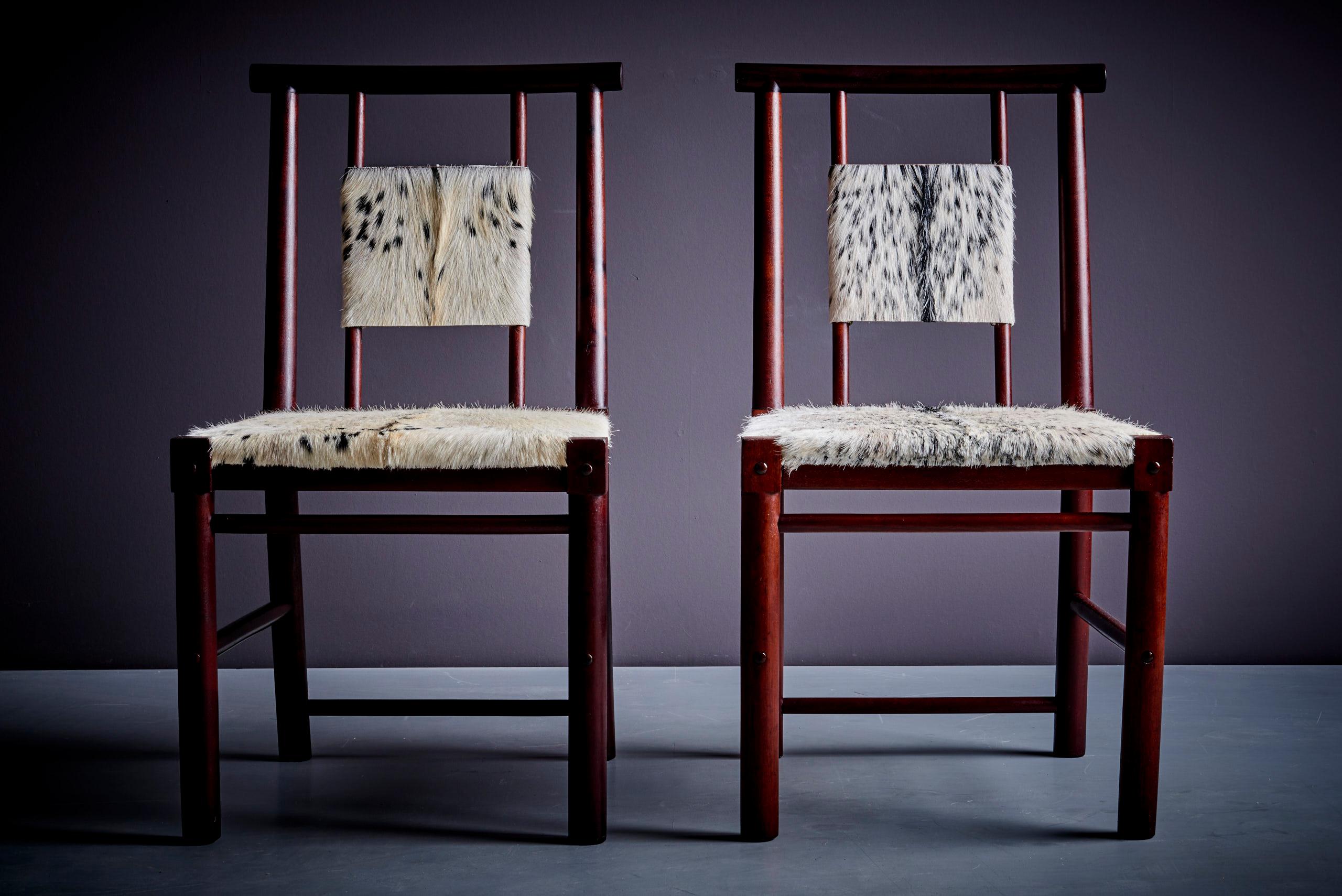 Pair of Dujo Chairs by Gonzalo Cordoba Cuba - 1950s For Sale 6