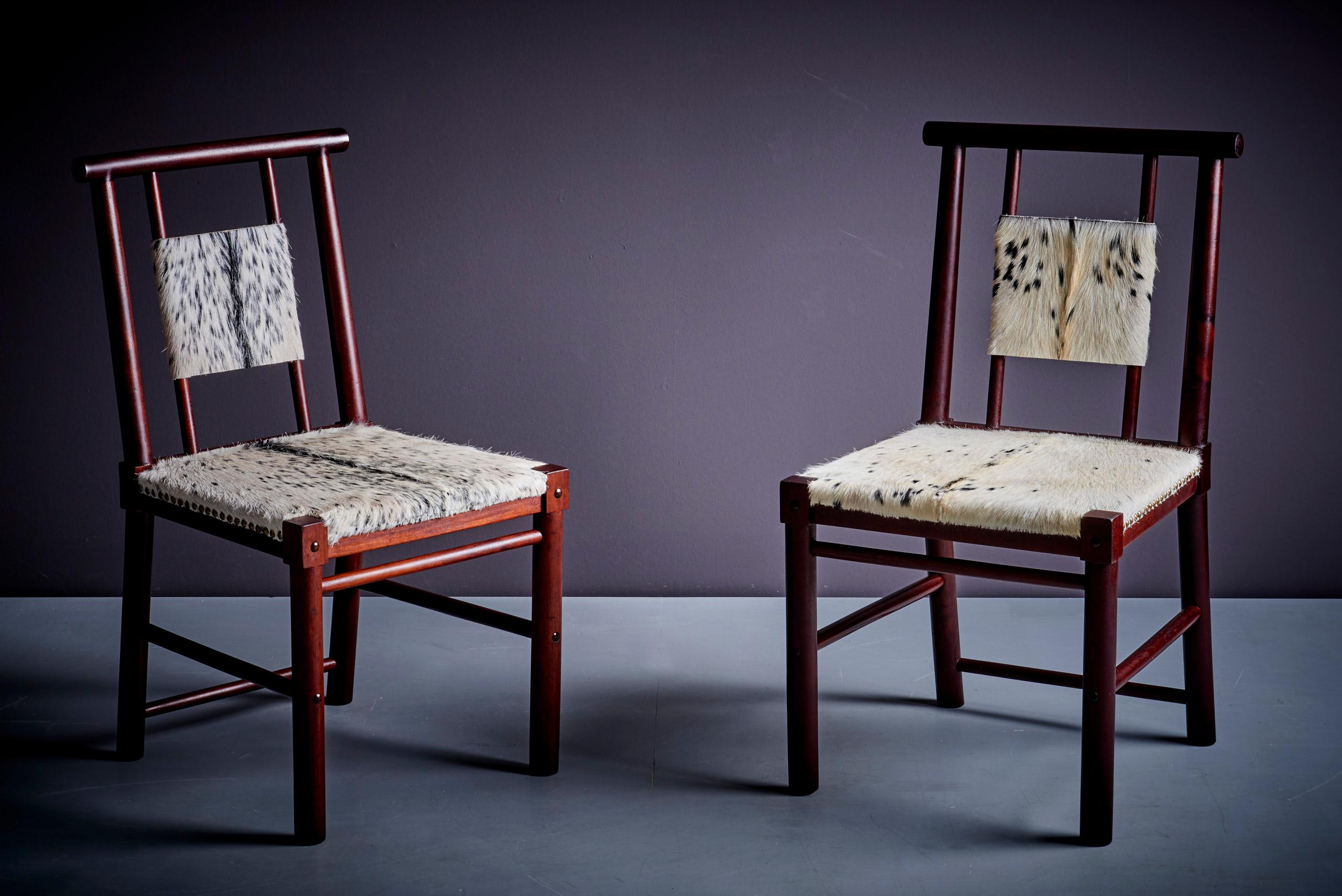 Pair of Dujo Chairs by Gonzalo Cordoba Cuba - 1950s For Sale 8