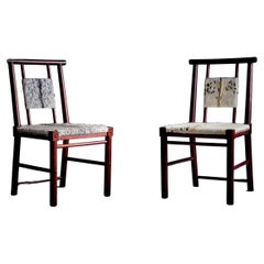 Vintage Pair of Dujo Chairs by Gonzalo Cordoba Cuba - 1950s