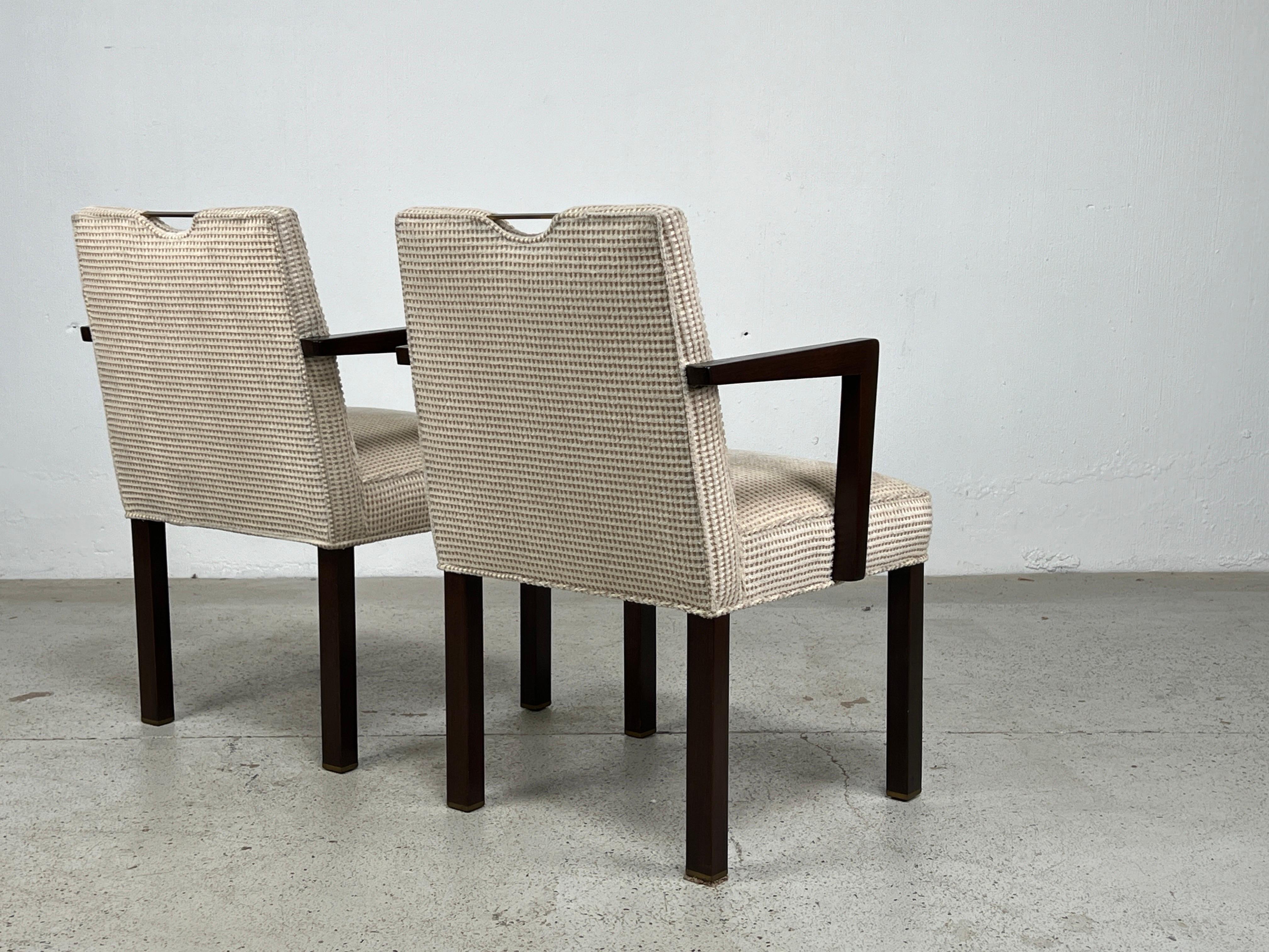Pair of Dunbar Armchairs by Edward Wormley For Sale 5