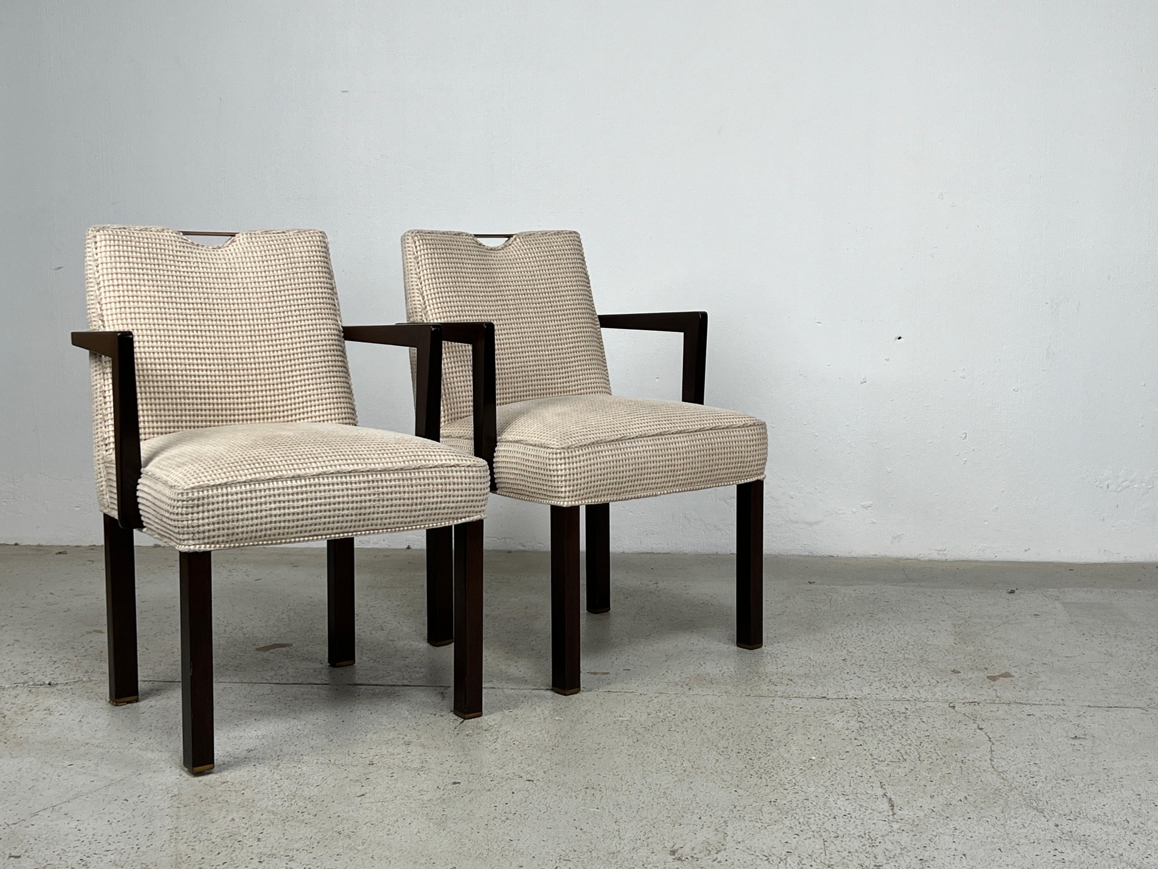 Pair of Dunbar Armchairs by Edward Wormley  For Sale 2