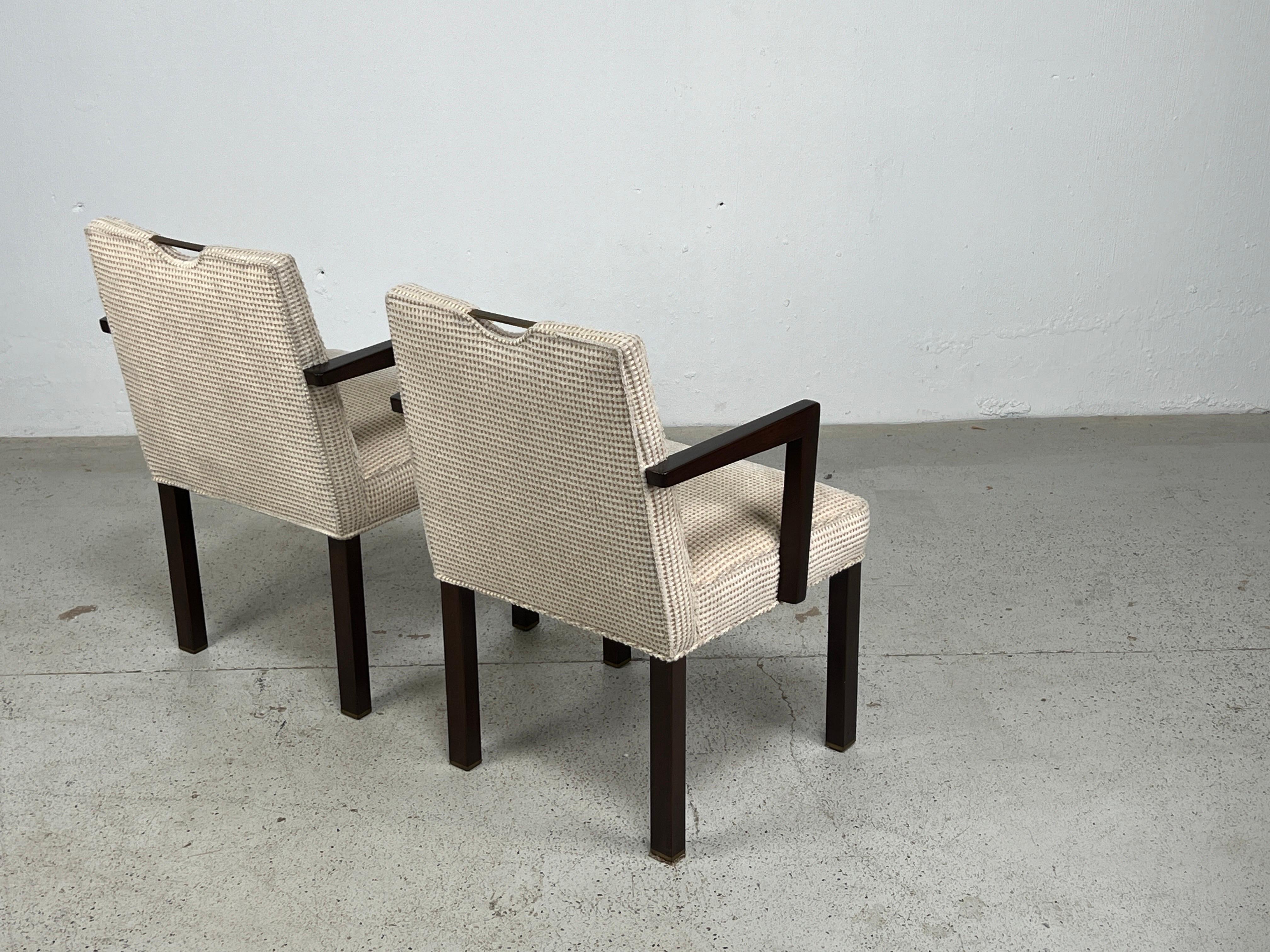 Pair of Dunbar Armchairs by Edward Wormley  For Sale 4