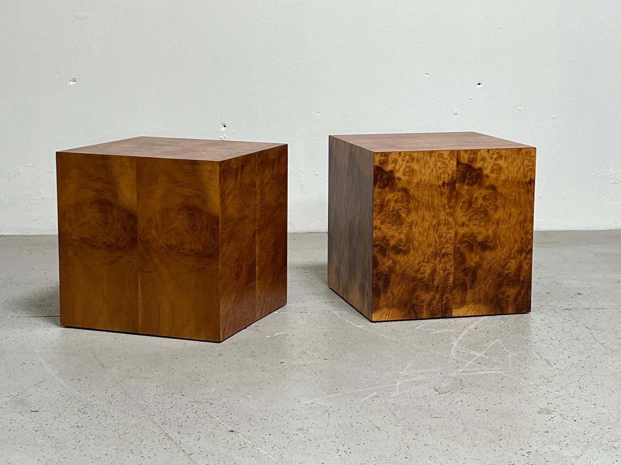Pair of Dunbar Cube Tables by Edward Wormley In Good Condition In Dallas, TX