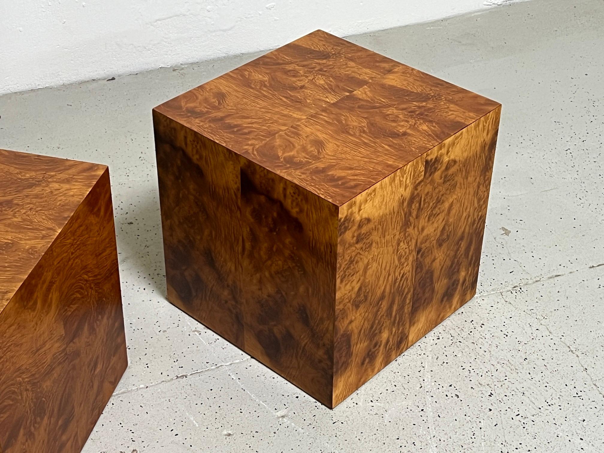 Pair of Dunbar Cube Tables by Edward Wormley 2