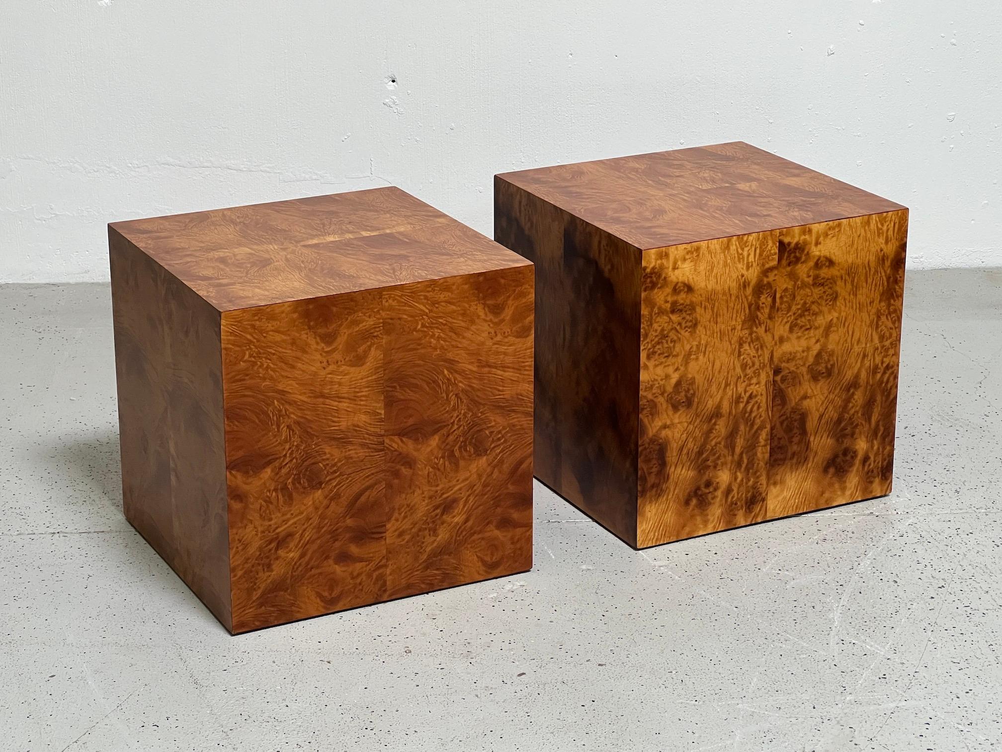Pair of Dunbar Cube Tables by Edward Wormley 3