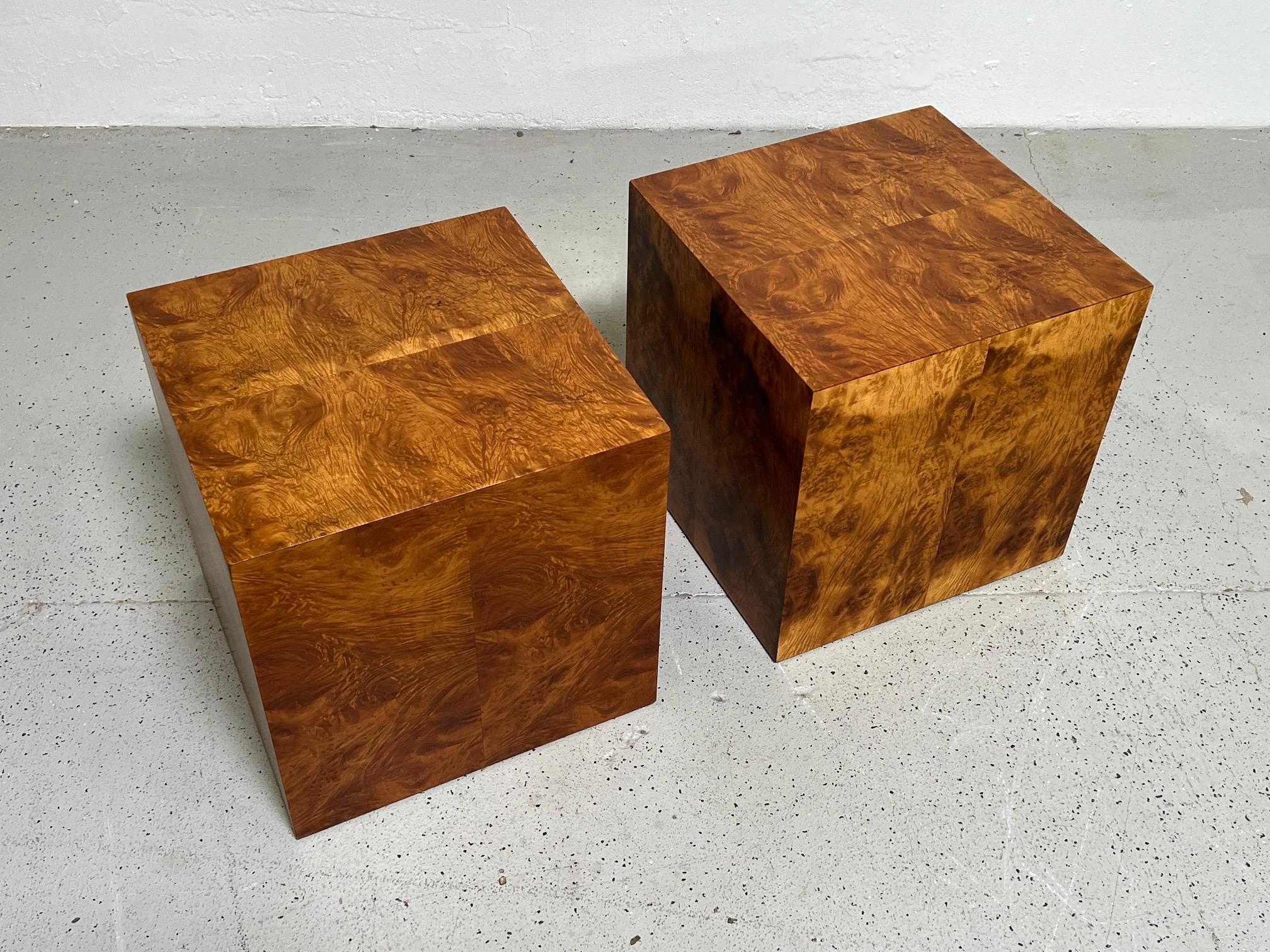 Pair of Dunbar Cube Tables by Edward Wormley 4