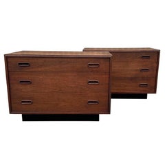 Retro Pair of Dunbar Floating Bedside Chests or Commodes