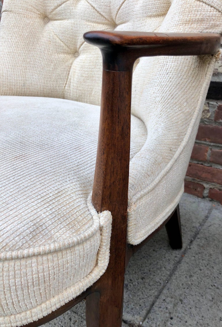 Mid-Century Modern Pair of Dunbar 'Janus' Lounge Chairs For Sale