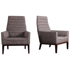 Pair of Dunbar Lounge Chairs by Edward Wormley
