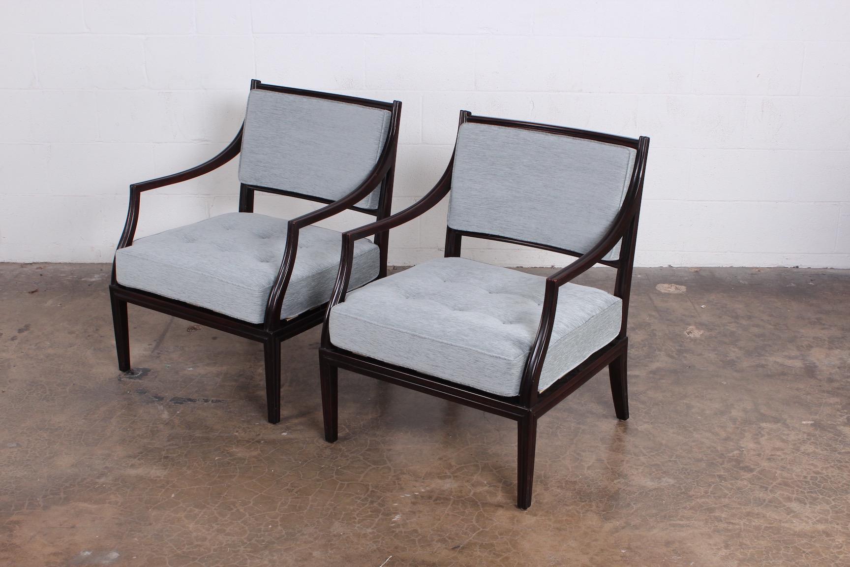 Pair of Dunbar Lounge Chairs For Sale 7