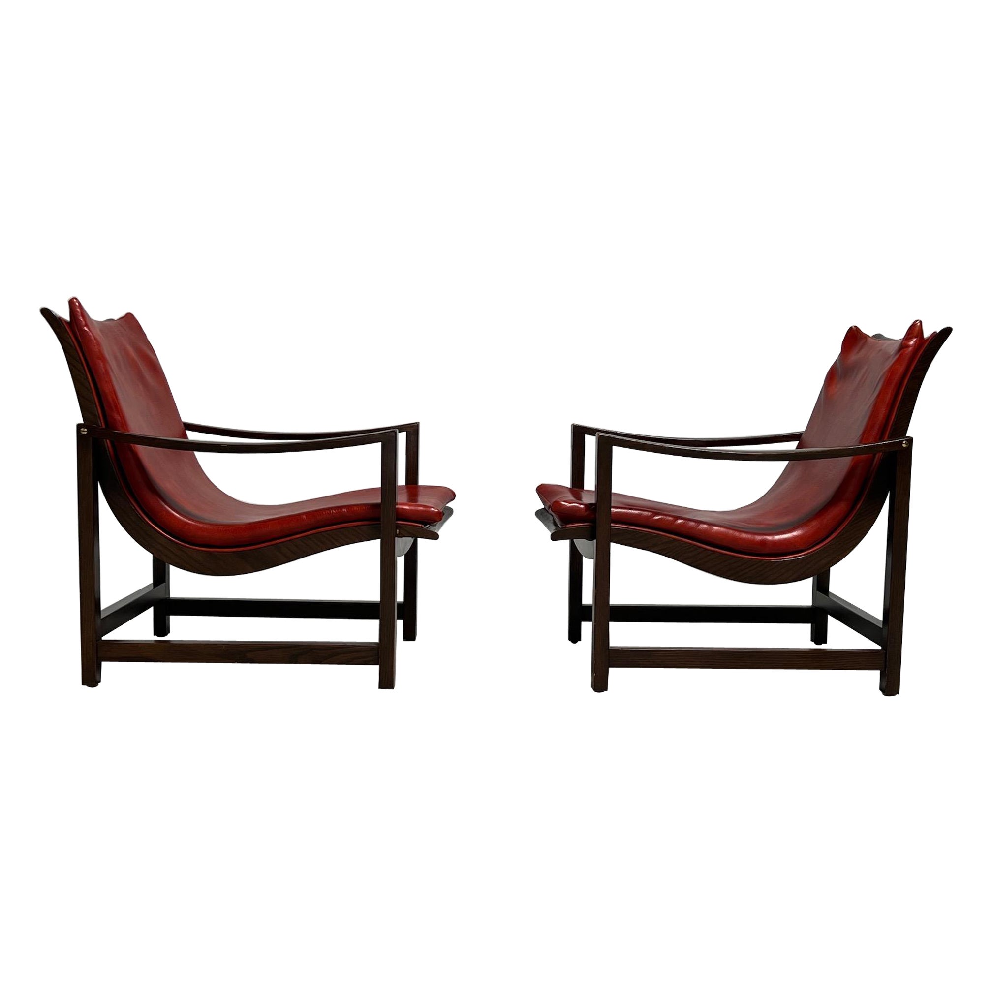 Ein Paar Dunbar-Loungesessel, Modell 609 von Edward Wormley