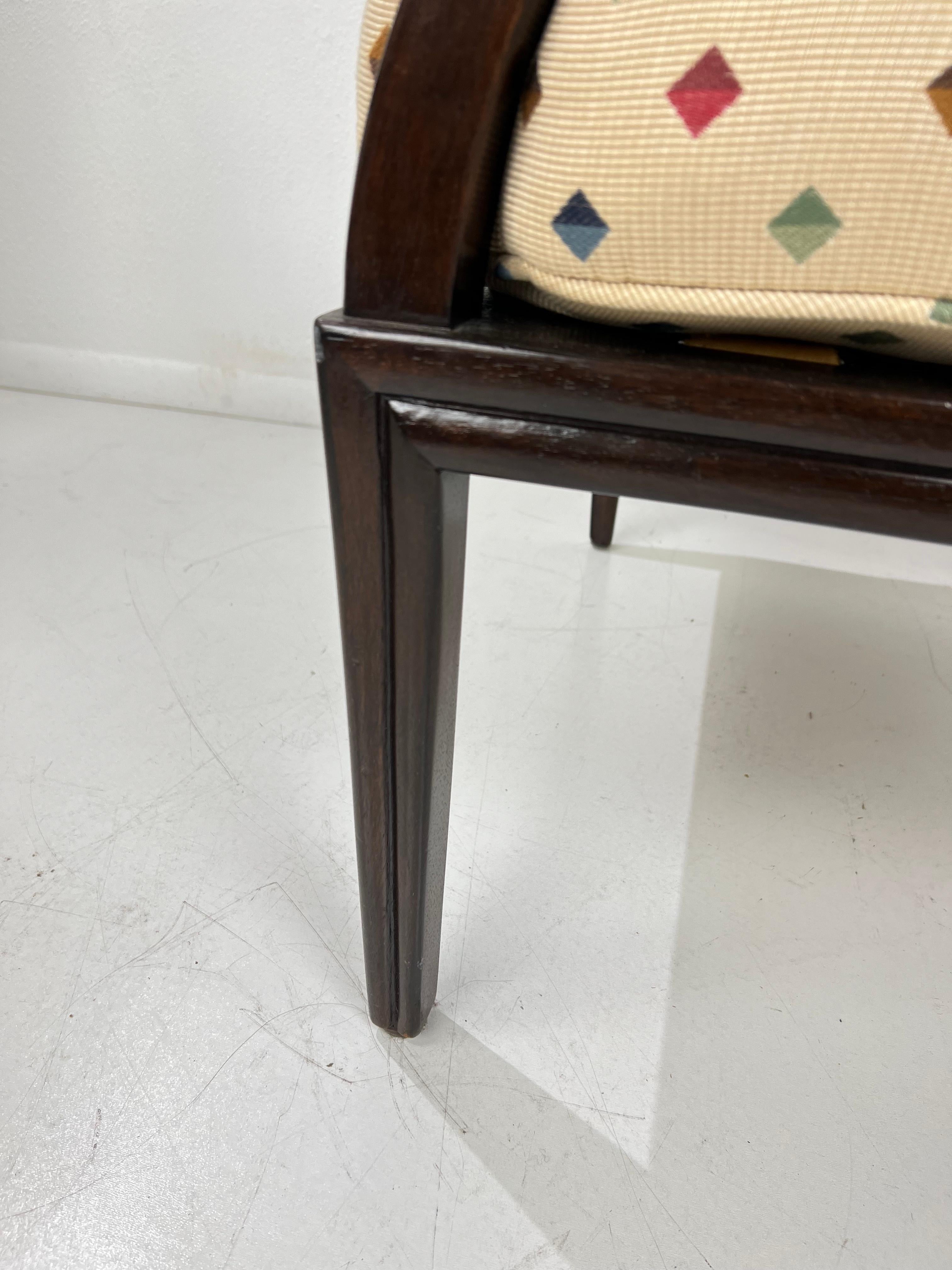 Coppia di poltrone in mogano Dunbar di Edward Wormley in vendita 6