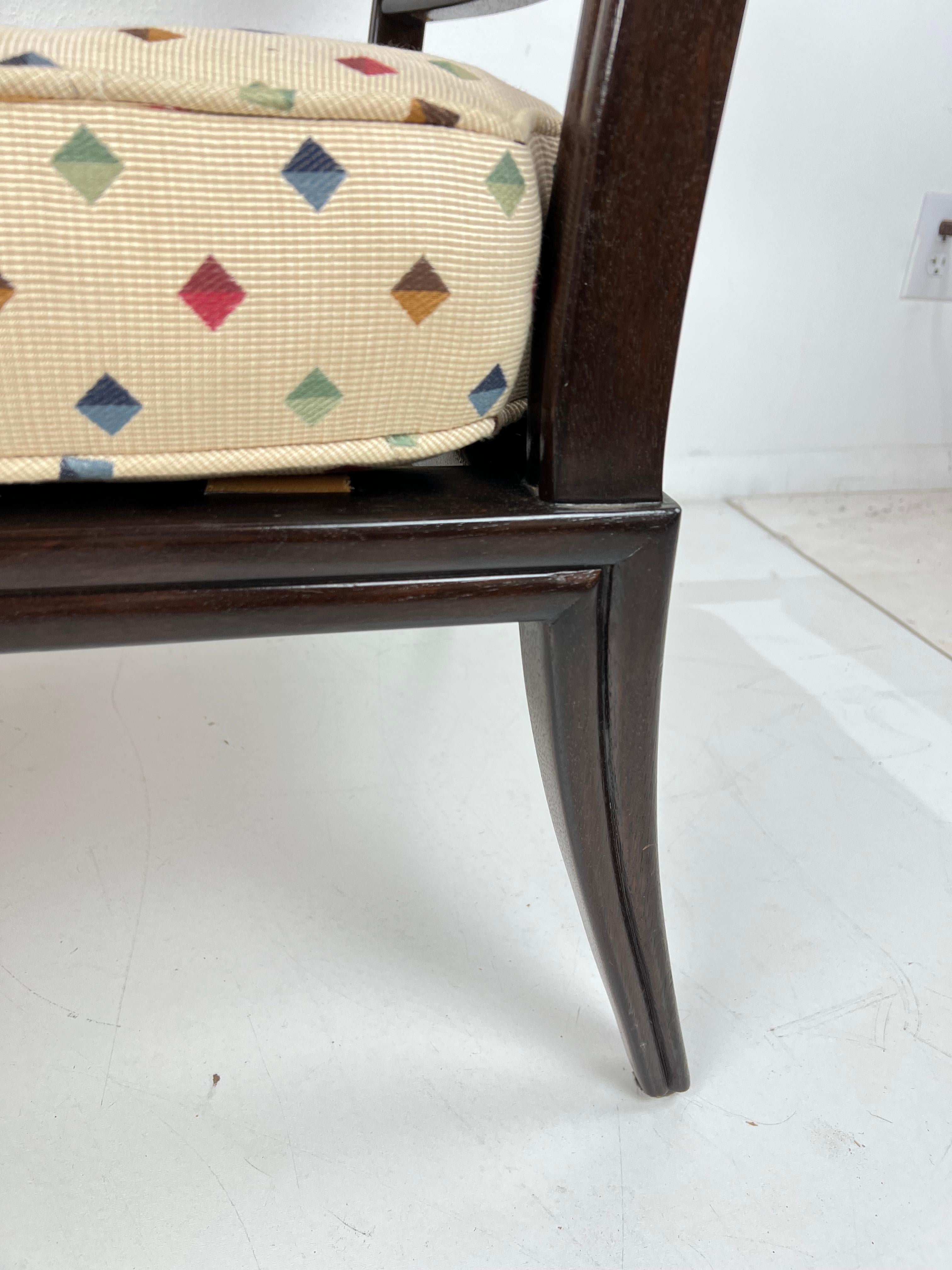 Coppia di poltrone in mogano Dunbar di Edward Wormley in vendita 8