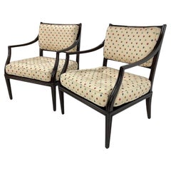Pair of Dunbar Mahogany Armchairs by Edward Wormley
