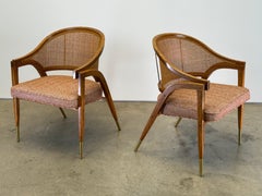 Pair of Dunbar Model 5480 Armchairs by Edward Wormley