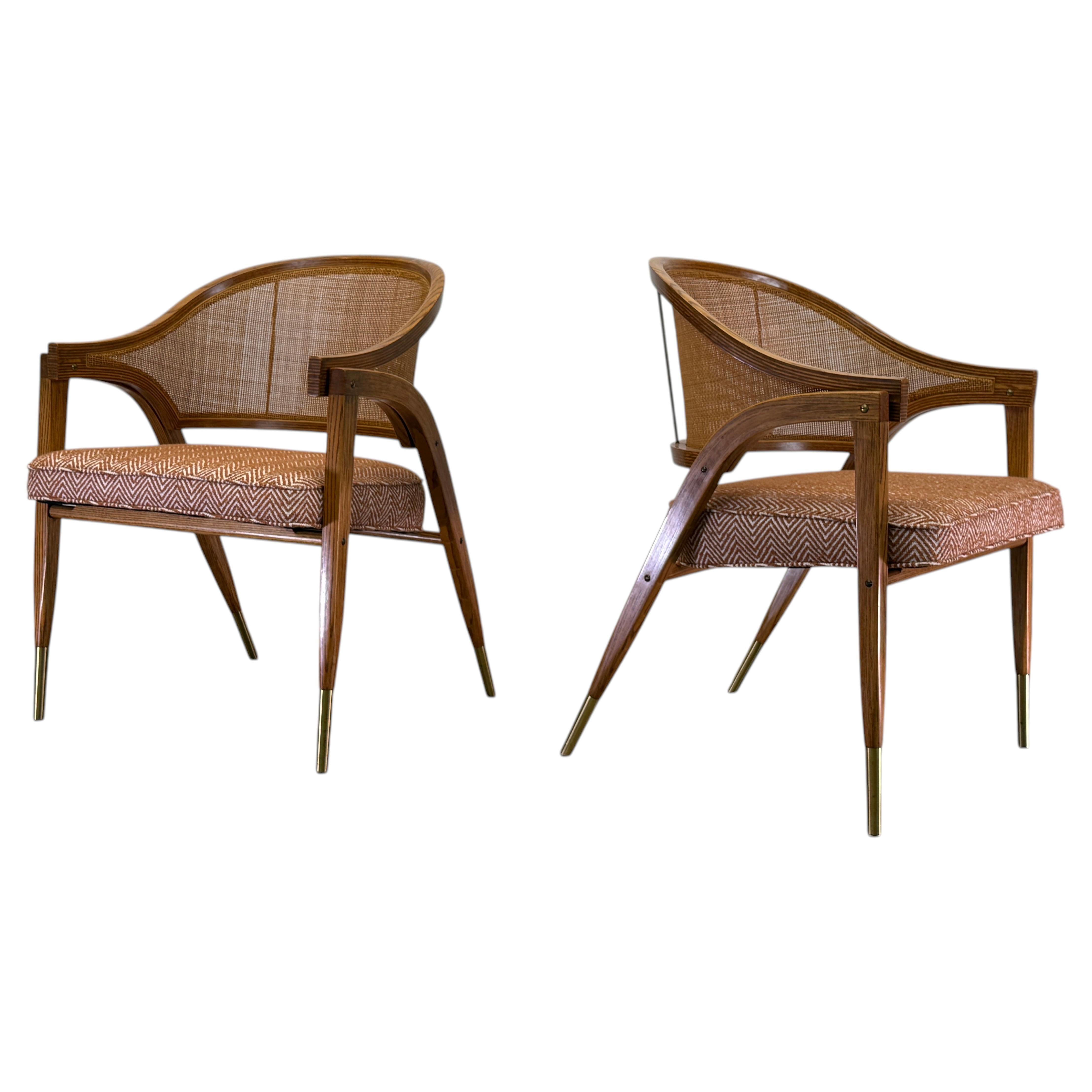 Paire de fauteuils Dunbar modèle 5480, créés par Edward Wormley en vente