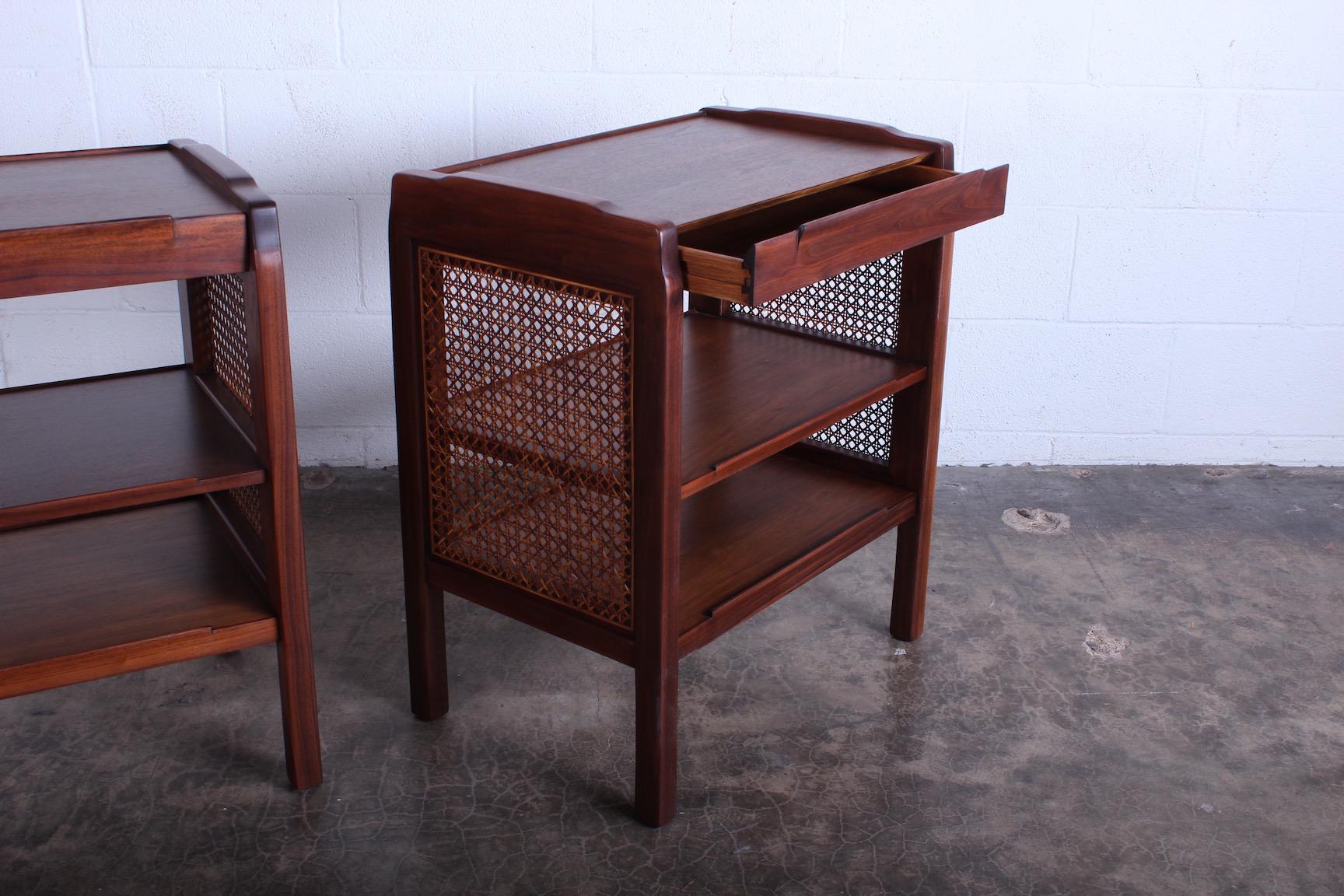 Pair of Dunbar Nightstands by Edward Wormley In Good Condition In Dallas, TX