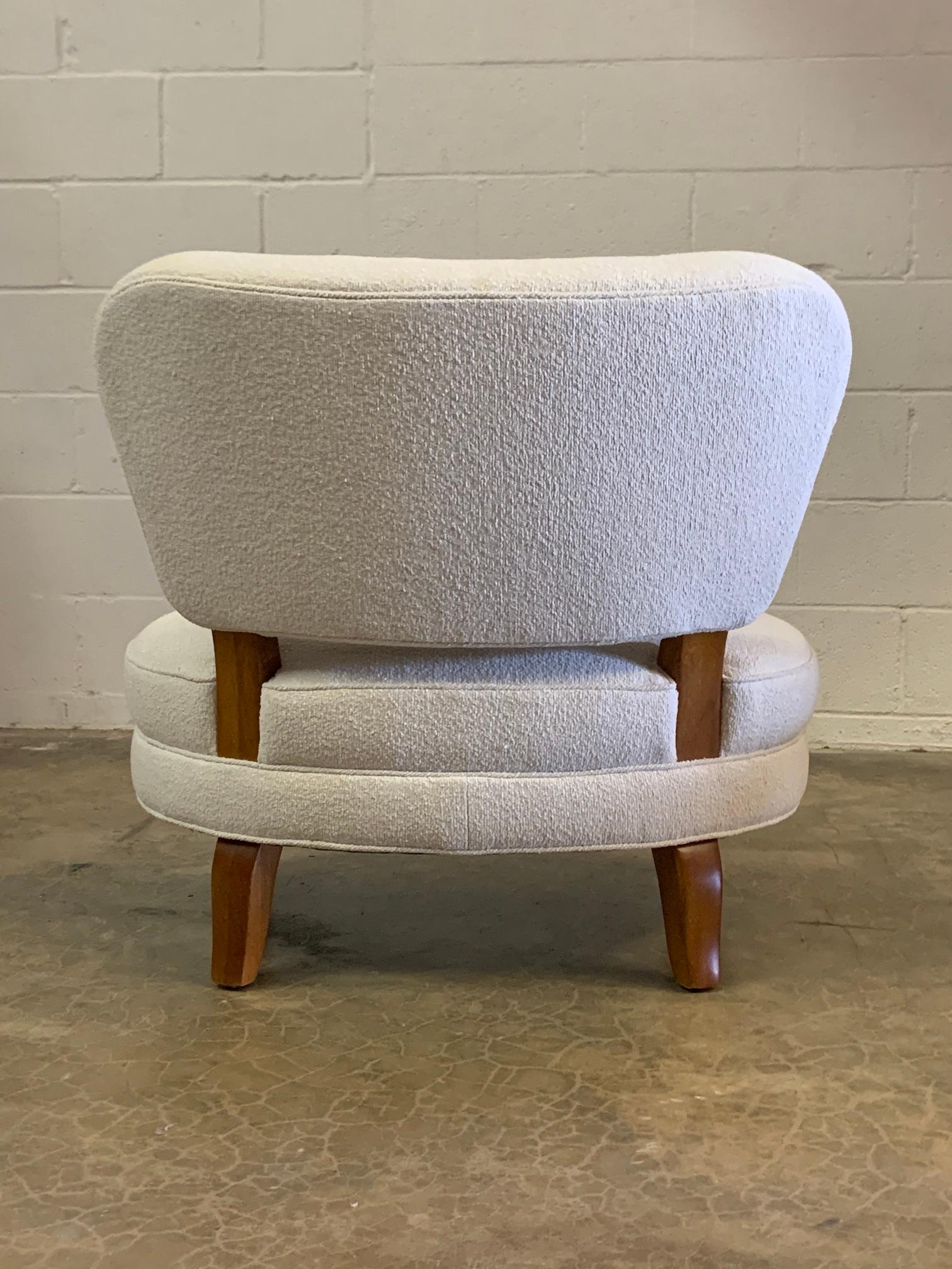 Pair of Dunbar Slipper Chairs by Edward Wormley 5