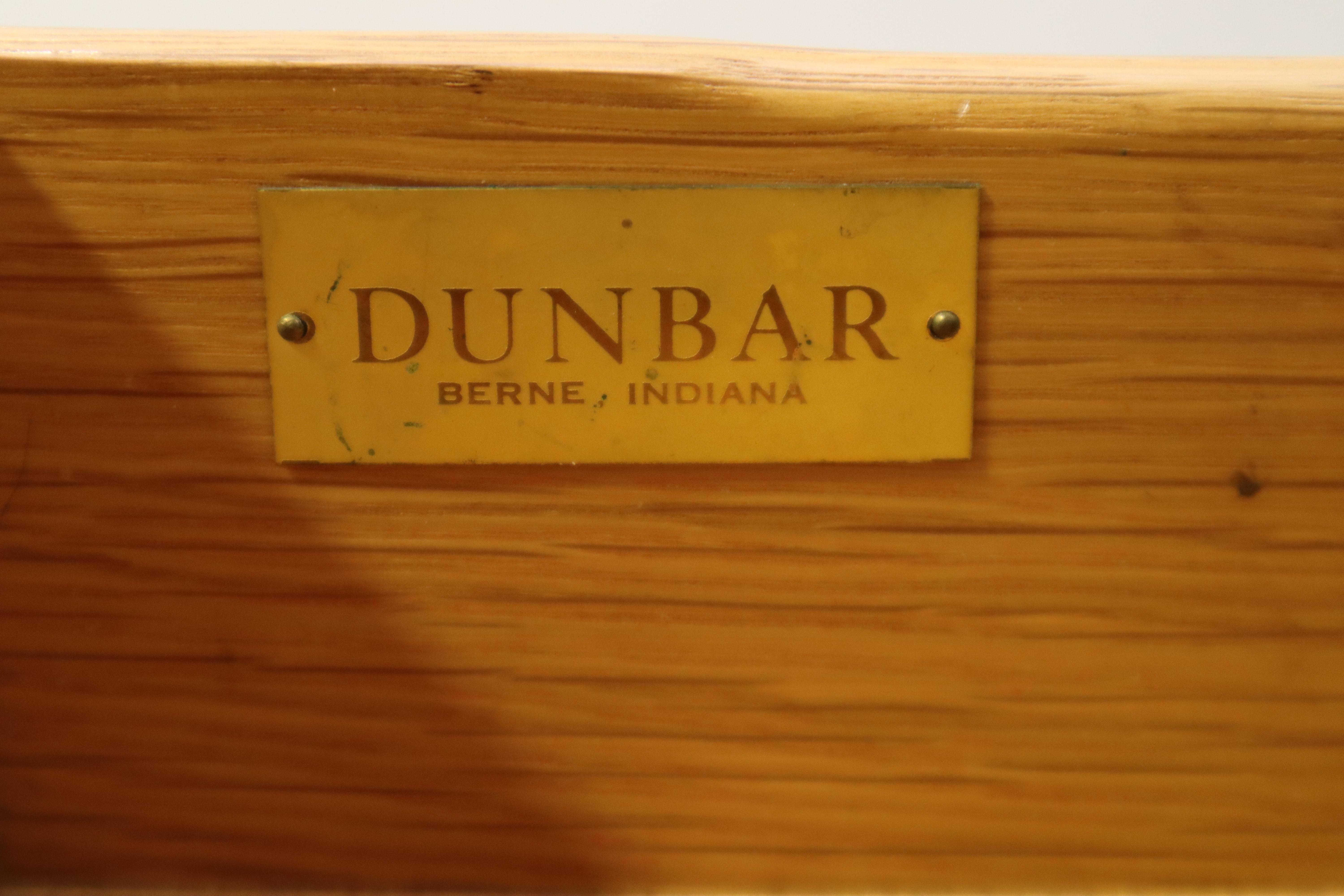 Mid-20th Century Pair of Dunbar Walnut Front Chests, Edward Wormley