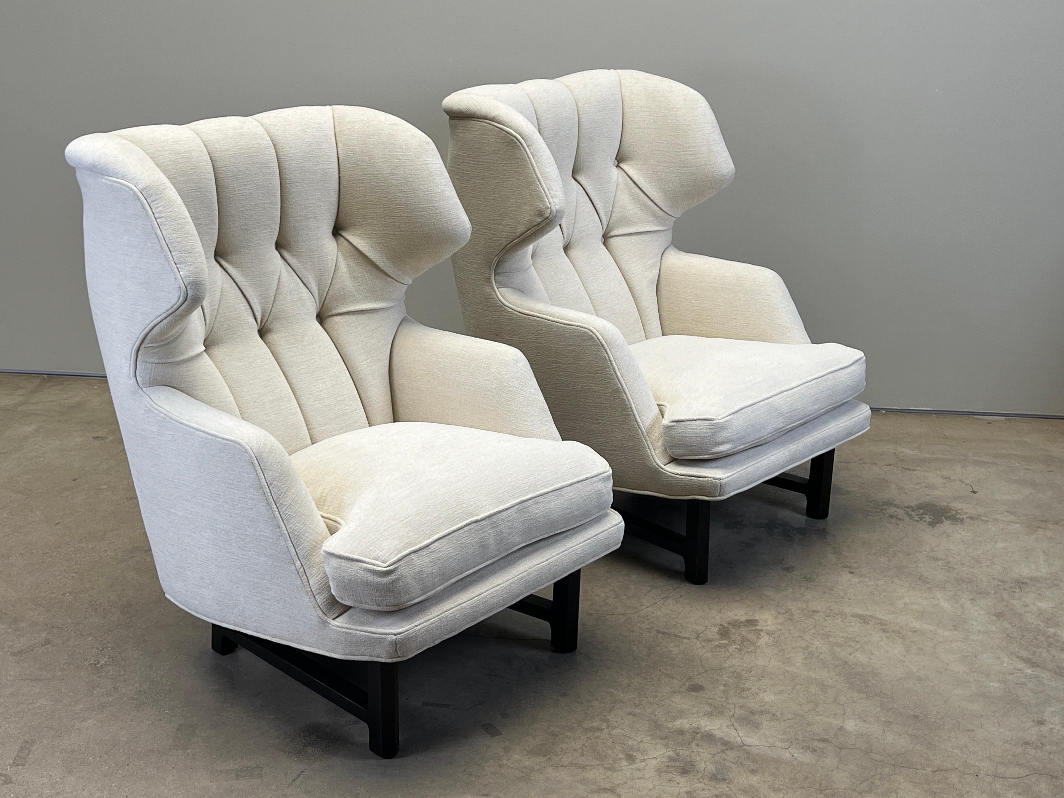 Pair of Dunbar Wing Back Janus Chairs by Edward Wormley 8