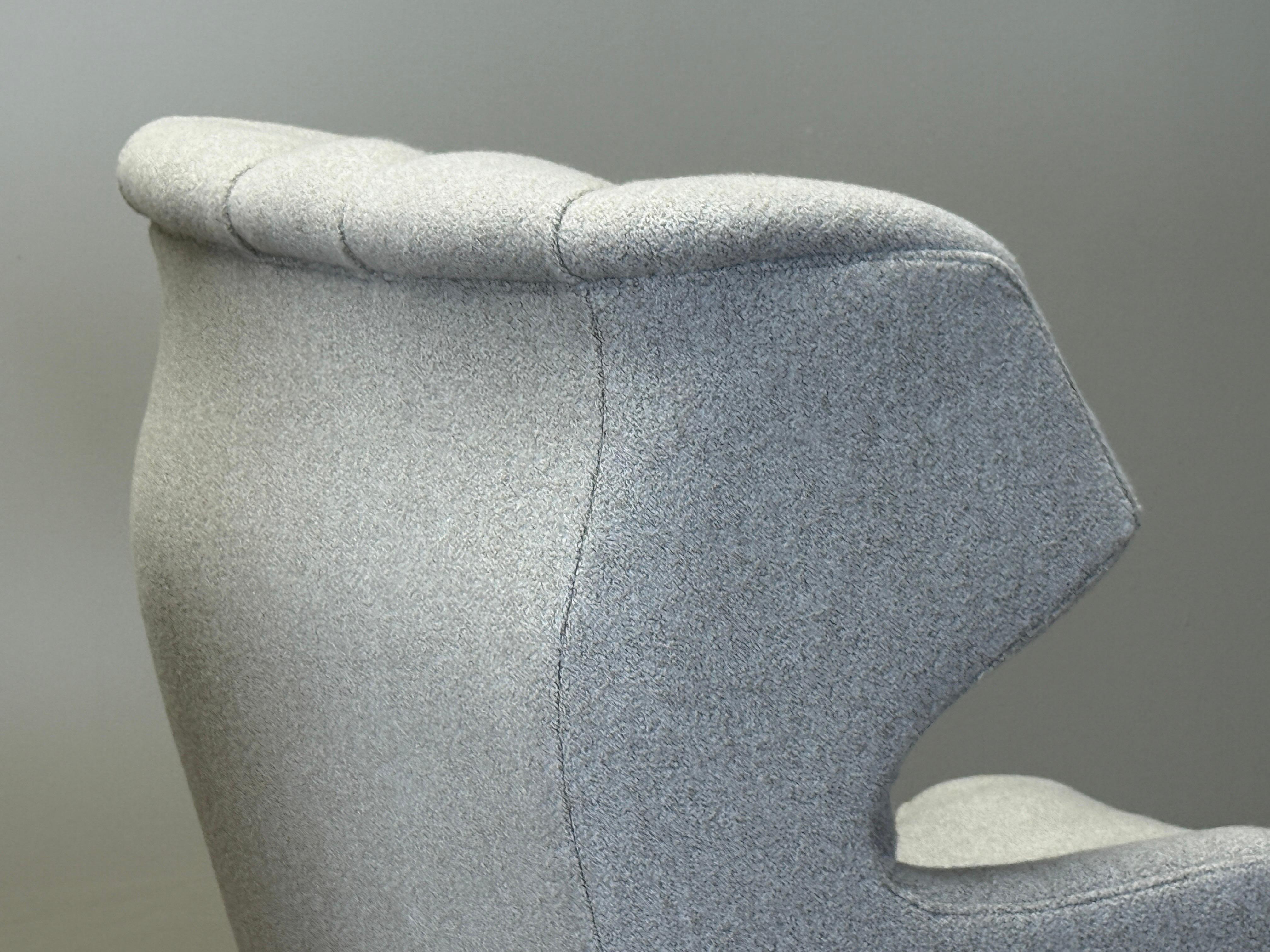 Paire de chaises Janus Dunbar à dossier à ailes par Edward Wormley en vente 15