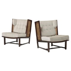 Pair of Dunbar Wingback Lounge Chairs by Edward Wormley
