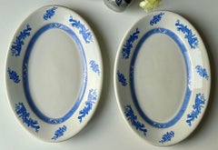 Dunn Bennett Royal Doulton Oval Dishes, Faience & Porcelain, 1960s