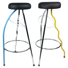 Pair of Duplex Bar Stools by Javier Mariscal for BD Barcelona