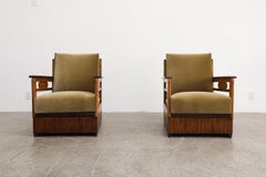 Pair of Dutch Art Deco Lounge Chairs