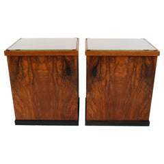 Pair of Dutch Art Deco Night Stands / Bedside Tables by Paul Bromberg for Pander