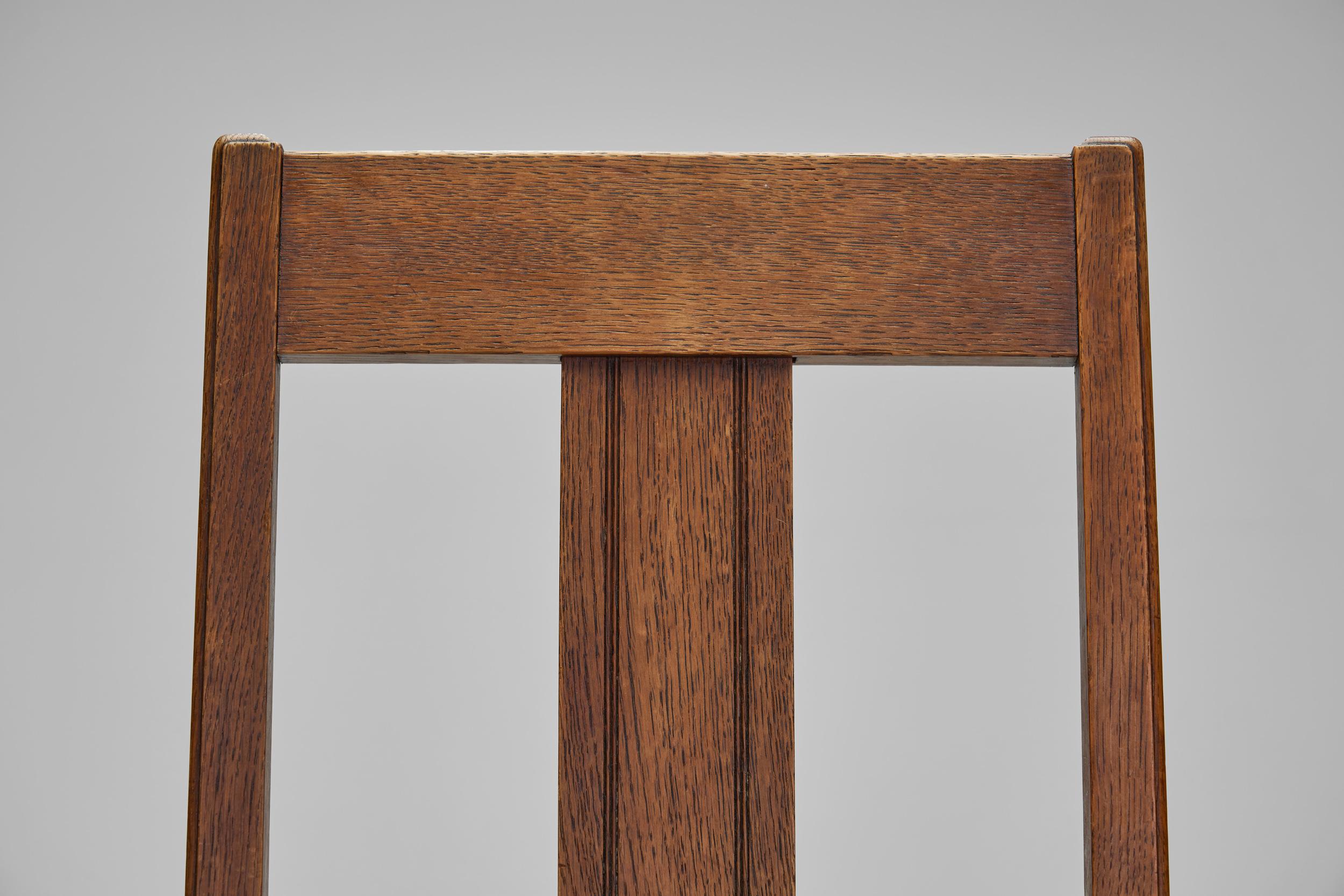 Pair of Dutch Art Deco Side Chairs by J.A. Huizinga, The Netherlands 1930s For Sale 5