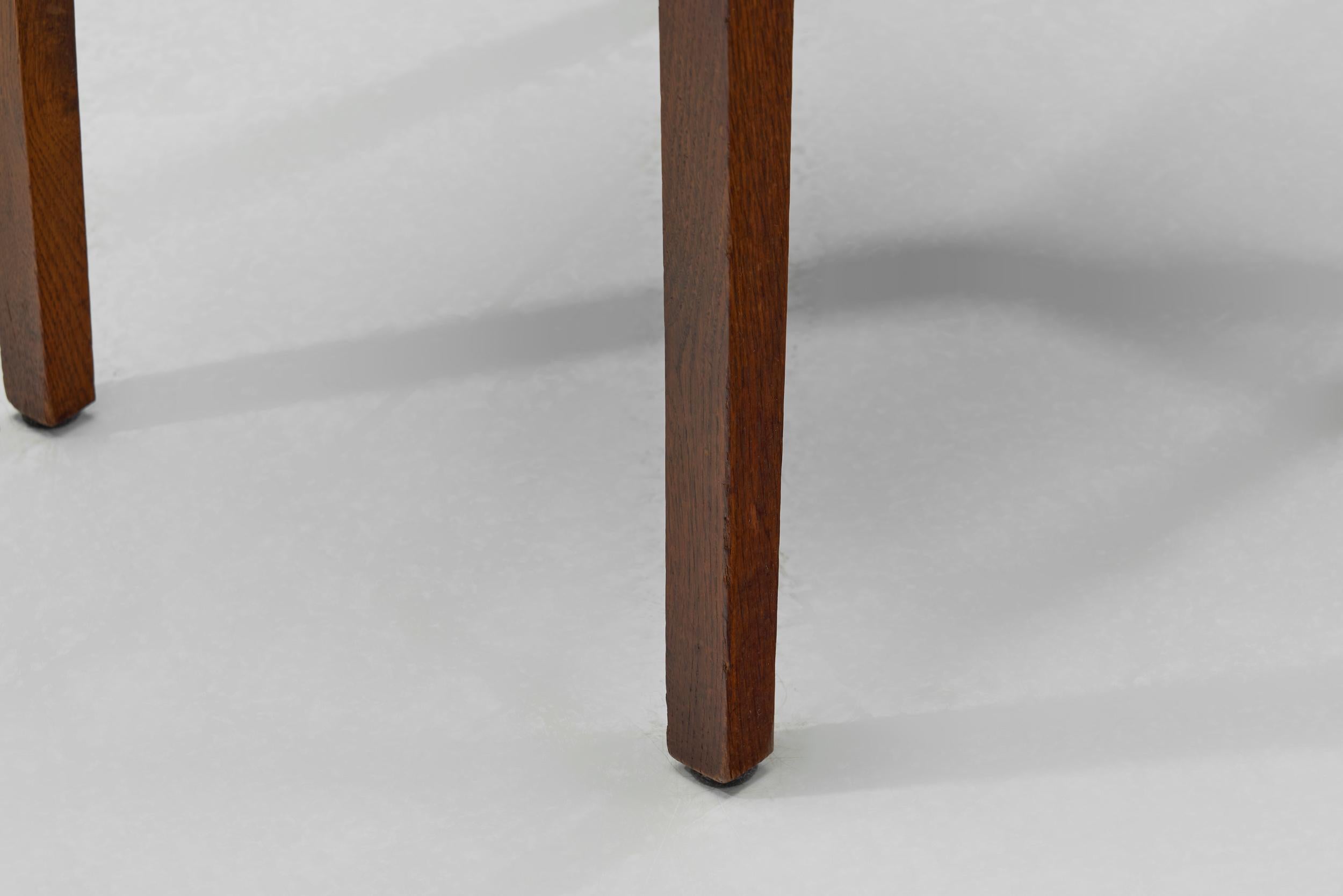 Pair of Dutch Art Deco Side Chairs by J.A. Huizinga, The Netherlands 1930s For Sale 11