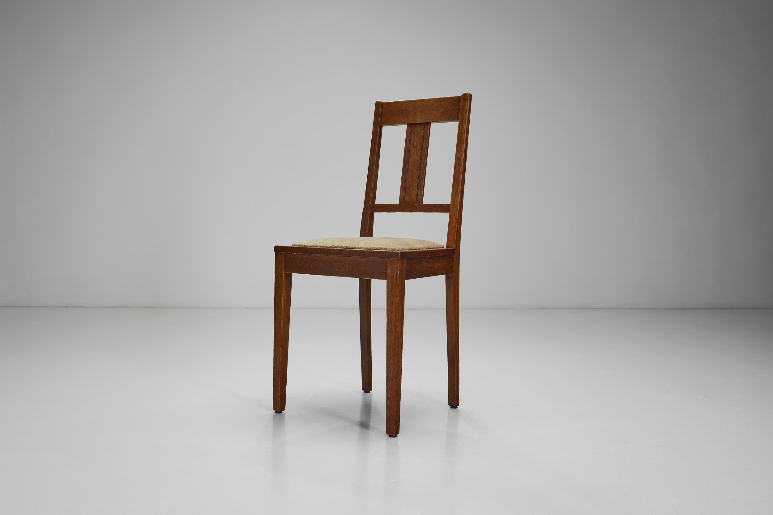 Pair of Dutch Art Deco Side Chairs by J.A. Huizinga, The Netherlands 1930s For Sale 2