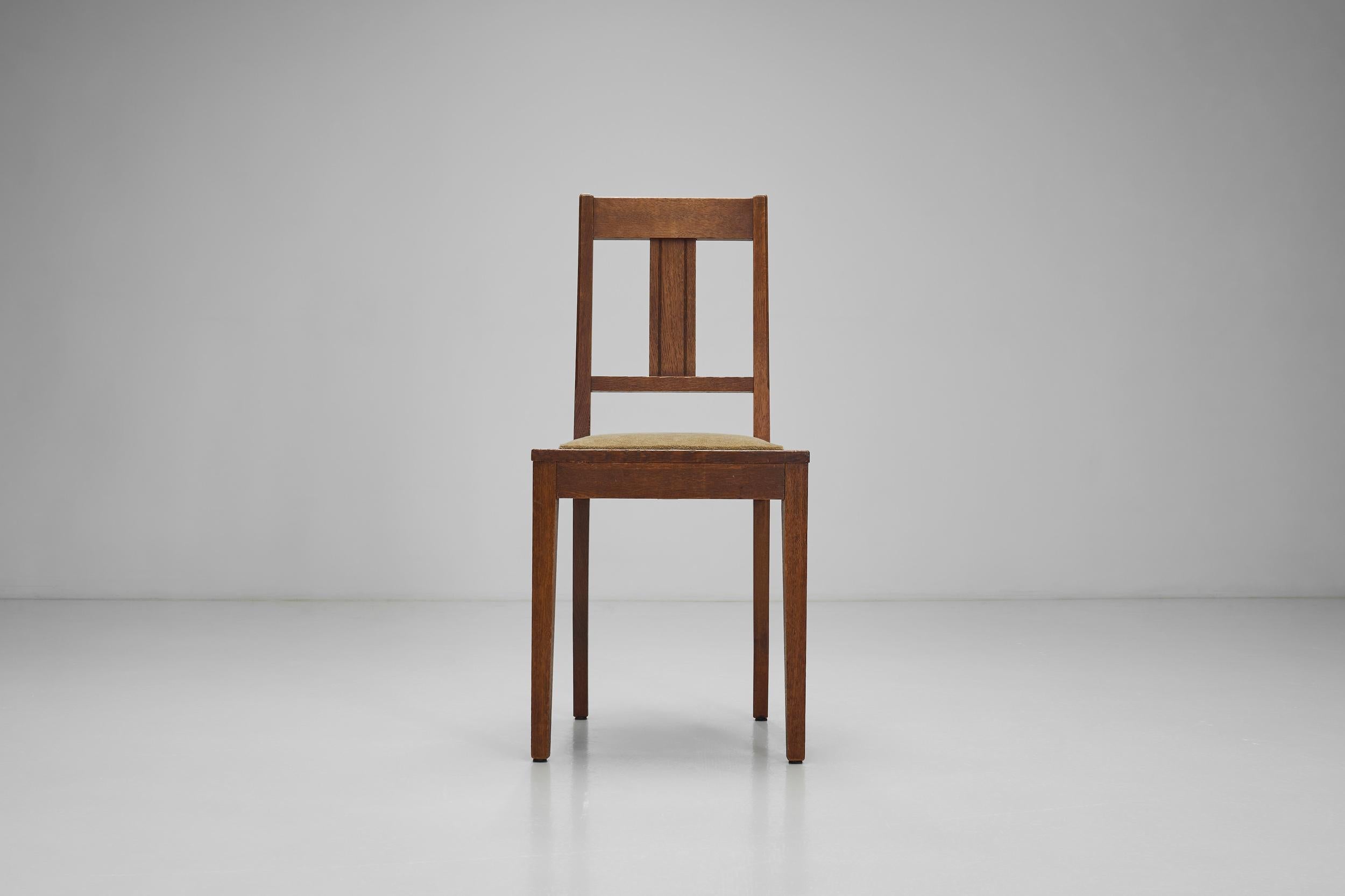 Pair of Dutch Art Deco Side Chairs by J.A. Huizinga, The Netherlands 1930s For Sale 3