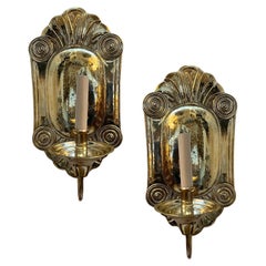 Pair of Dutch Bronze Sconces