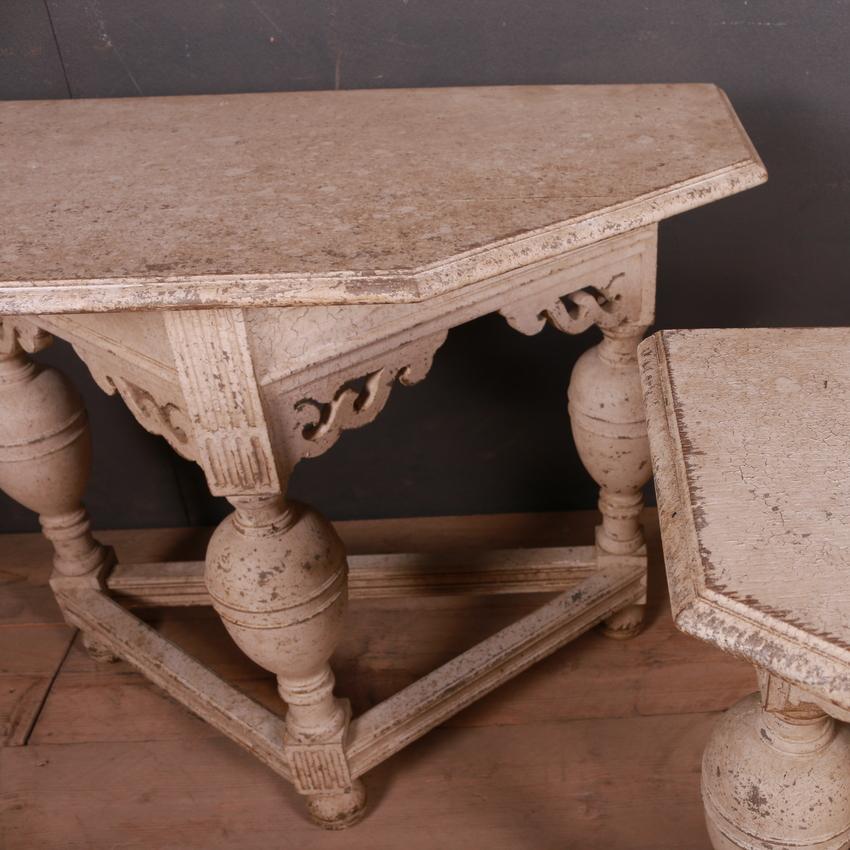 19th Century Pair of Dutch Console Tables