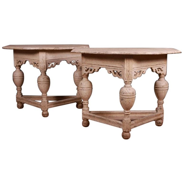 Pair of Dutch Console Tables at 1stDibs