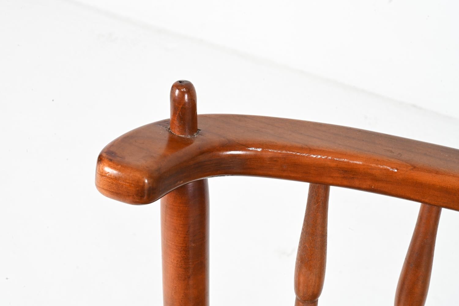 Paire de fauteuils hollandais De Ster Gelderland en hêtre et jonc de mer, vers les années 1950 Bon état à Norwalk, CT