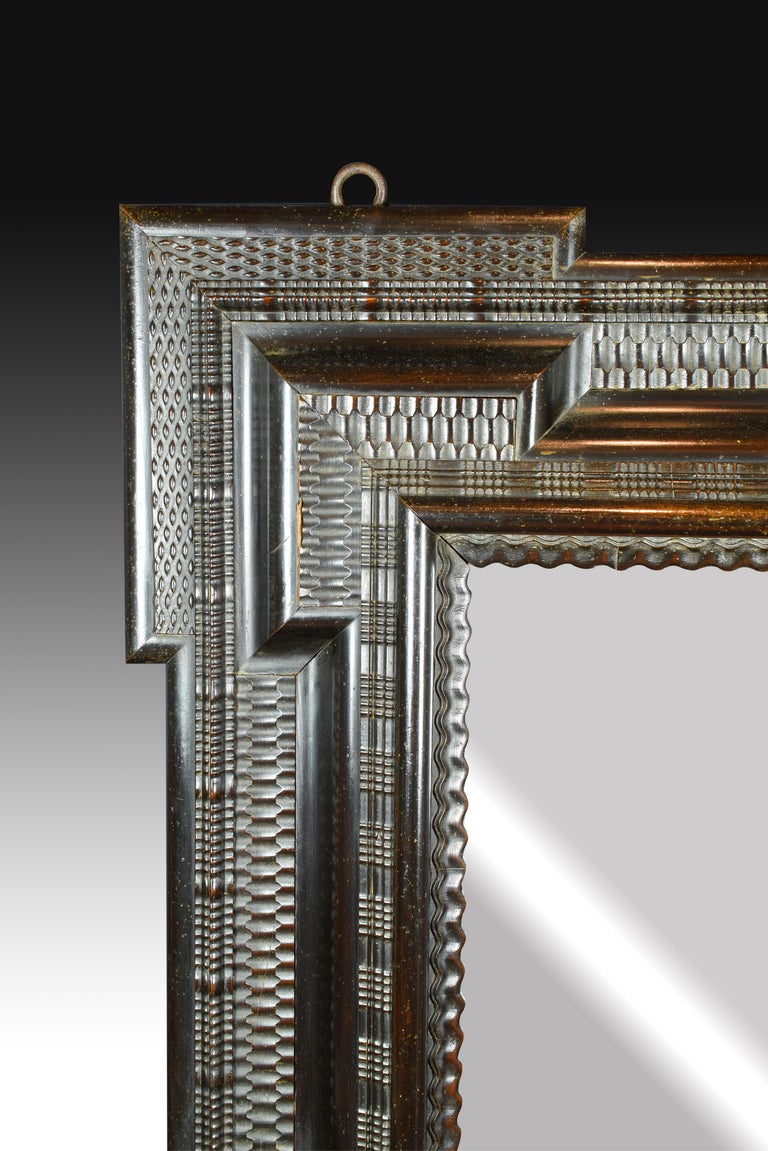 Pair of Dutch Frames, Ebonized Wood, 17th Century at 1stDibs