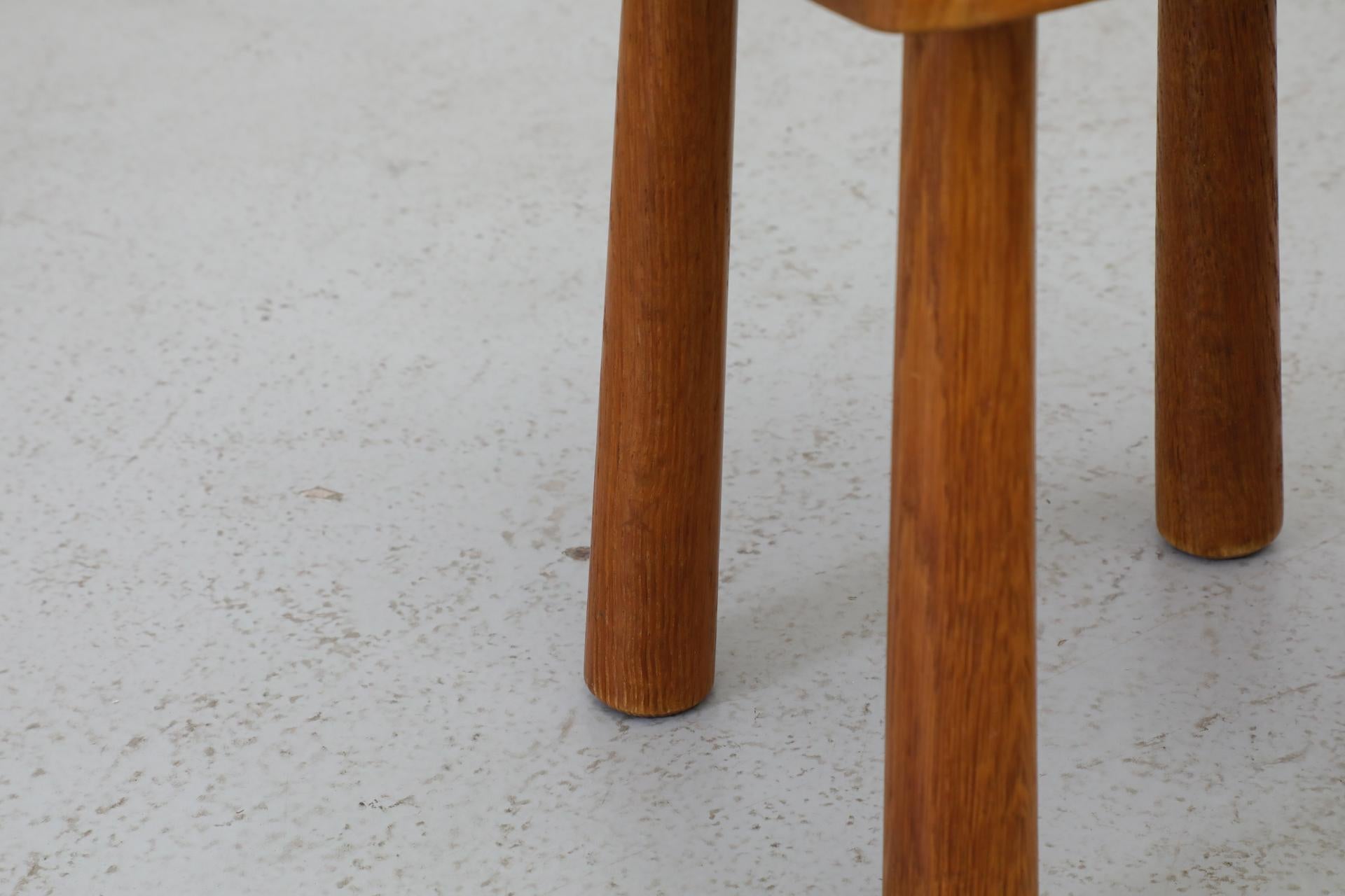 Pair of Dutch Mid-Century Oak Mini Pierre Chapo Style Fireside Chairs, 1960s 15