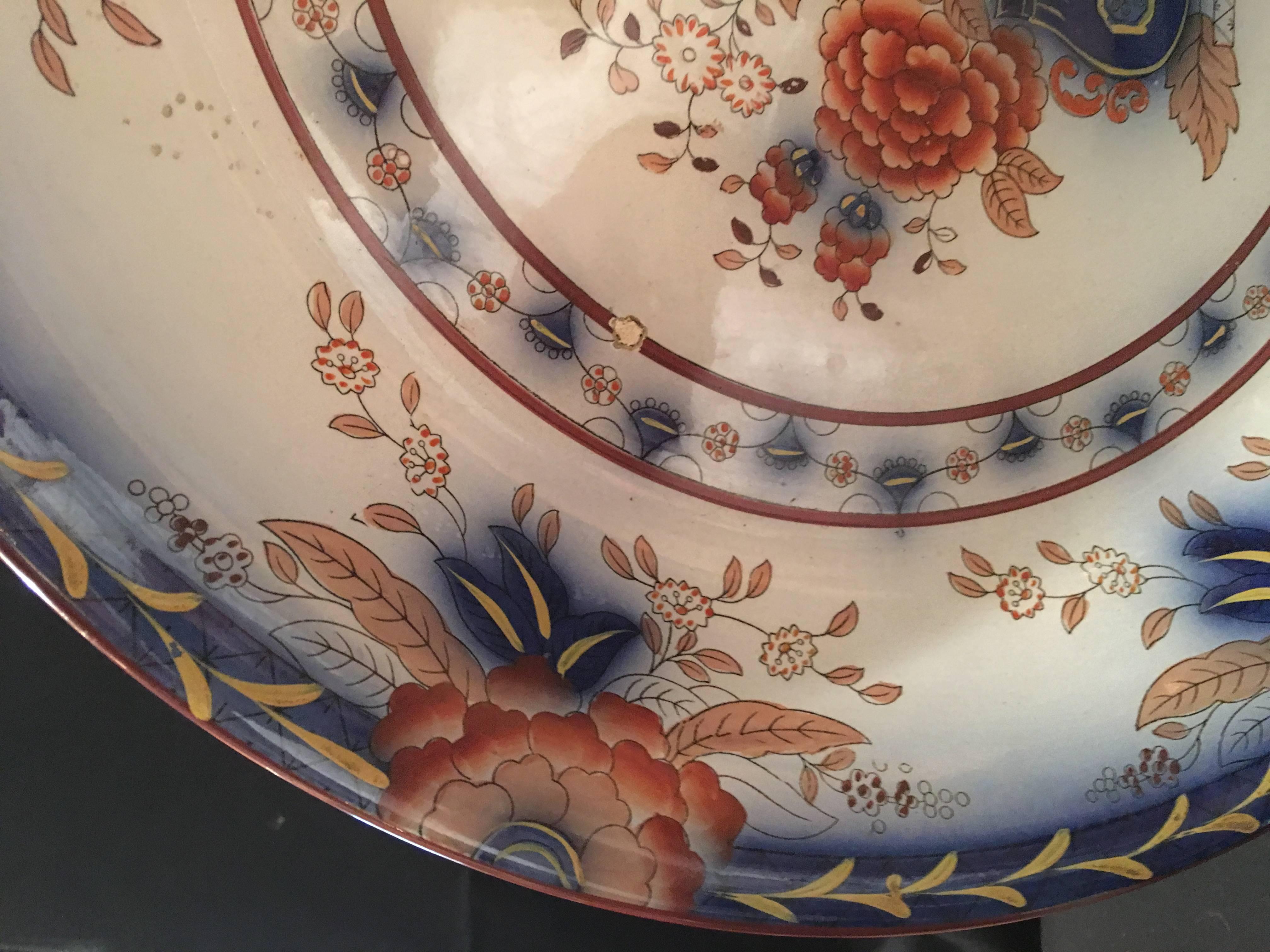 Porcelain Pair of Dutch Persian Petrus Regout Chargers, 19th Century