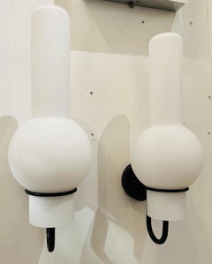 Coppia di grandi lampade da parete olandesi RAAK 1960 Mid Century (Due)